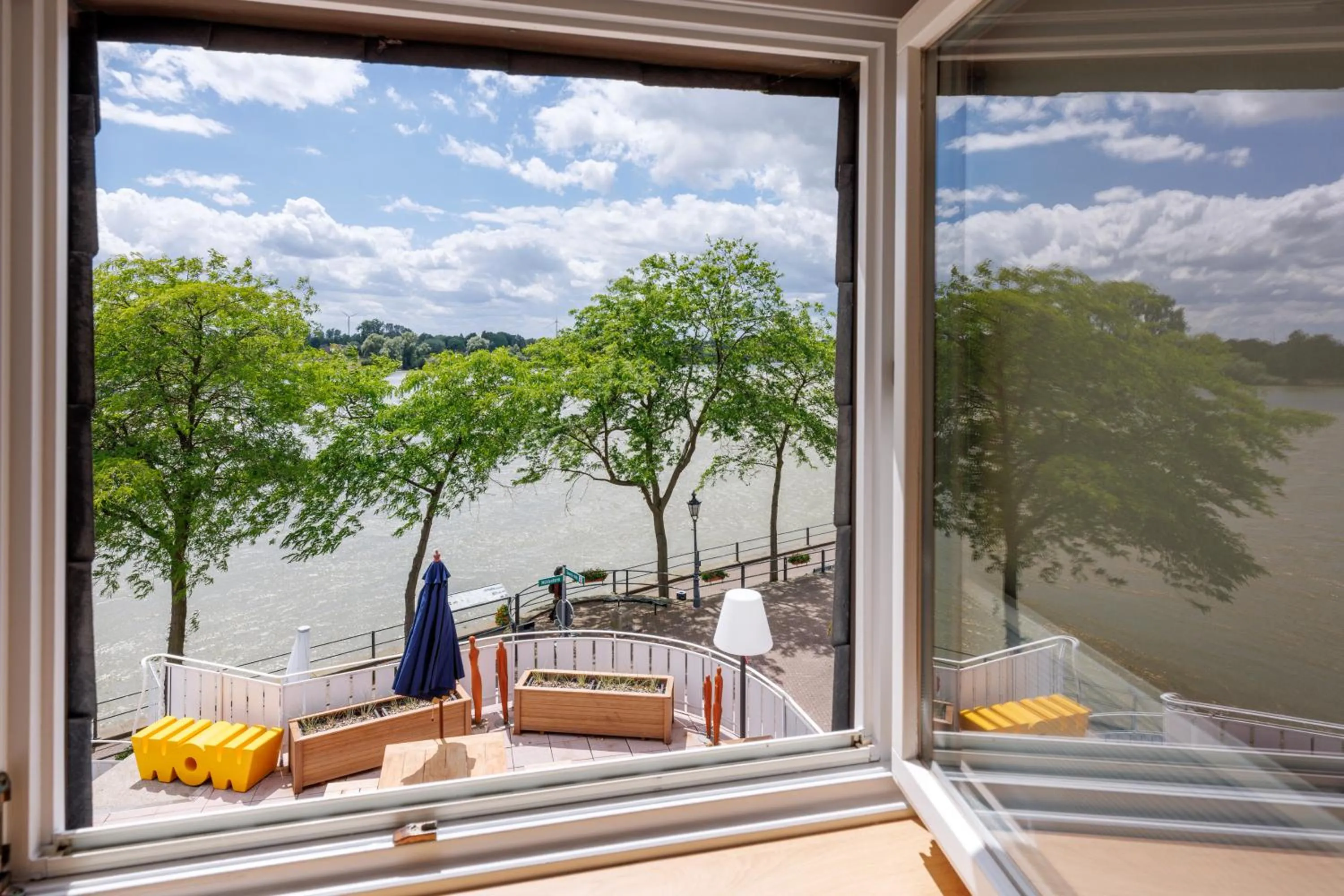 View (from property/room) in Logierhaus RheintorEins