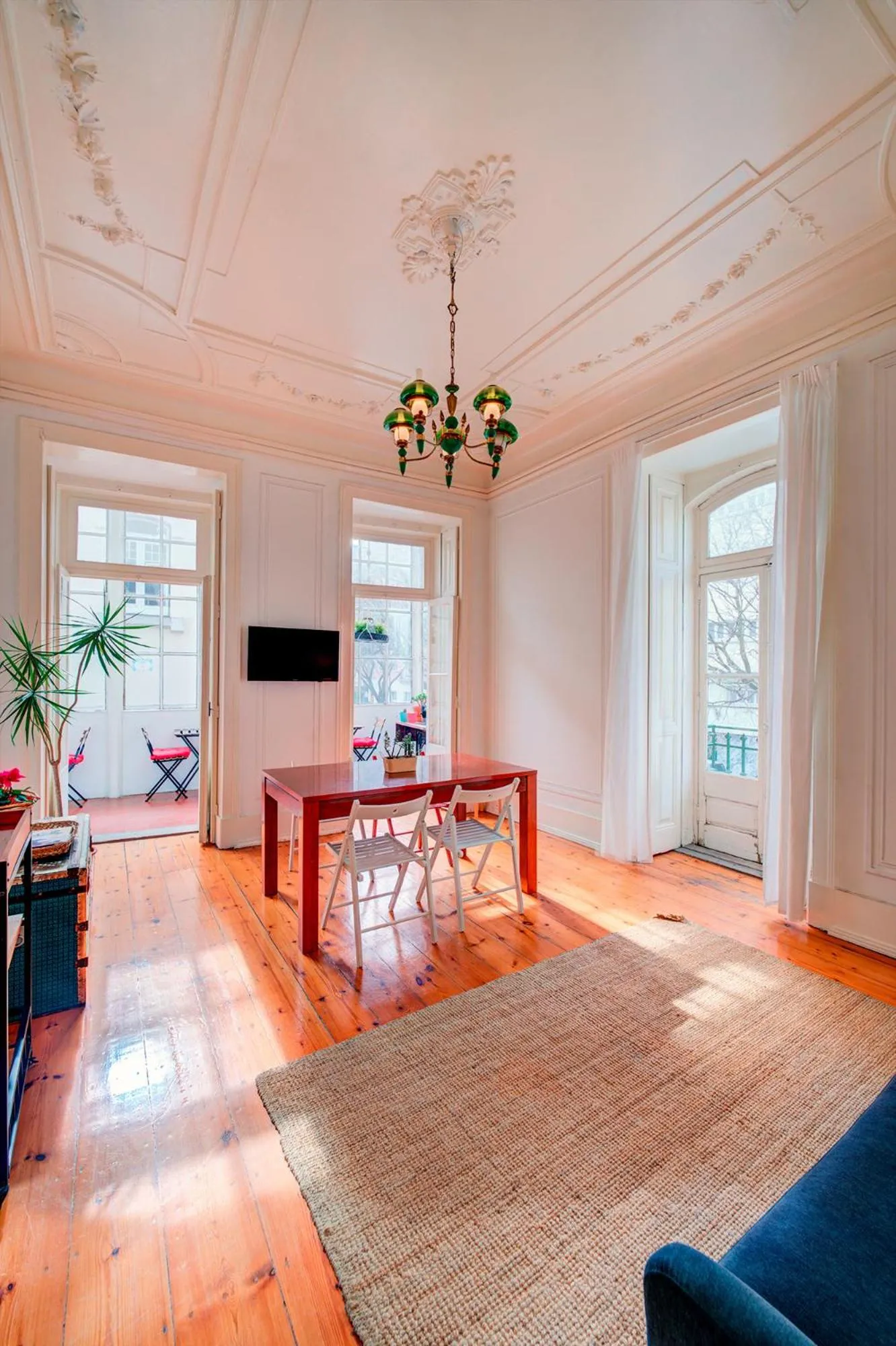 Seating area in Chalet D´Ávila Guest House