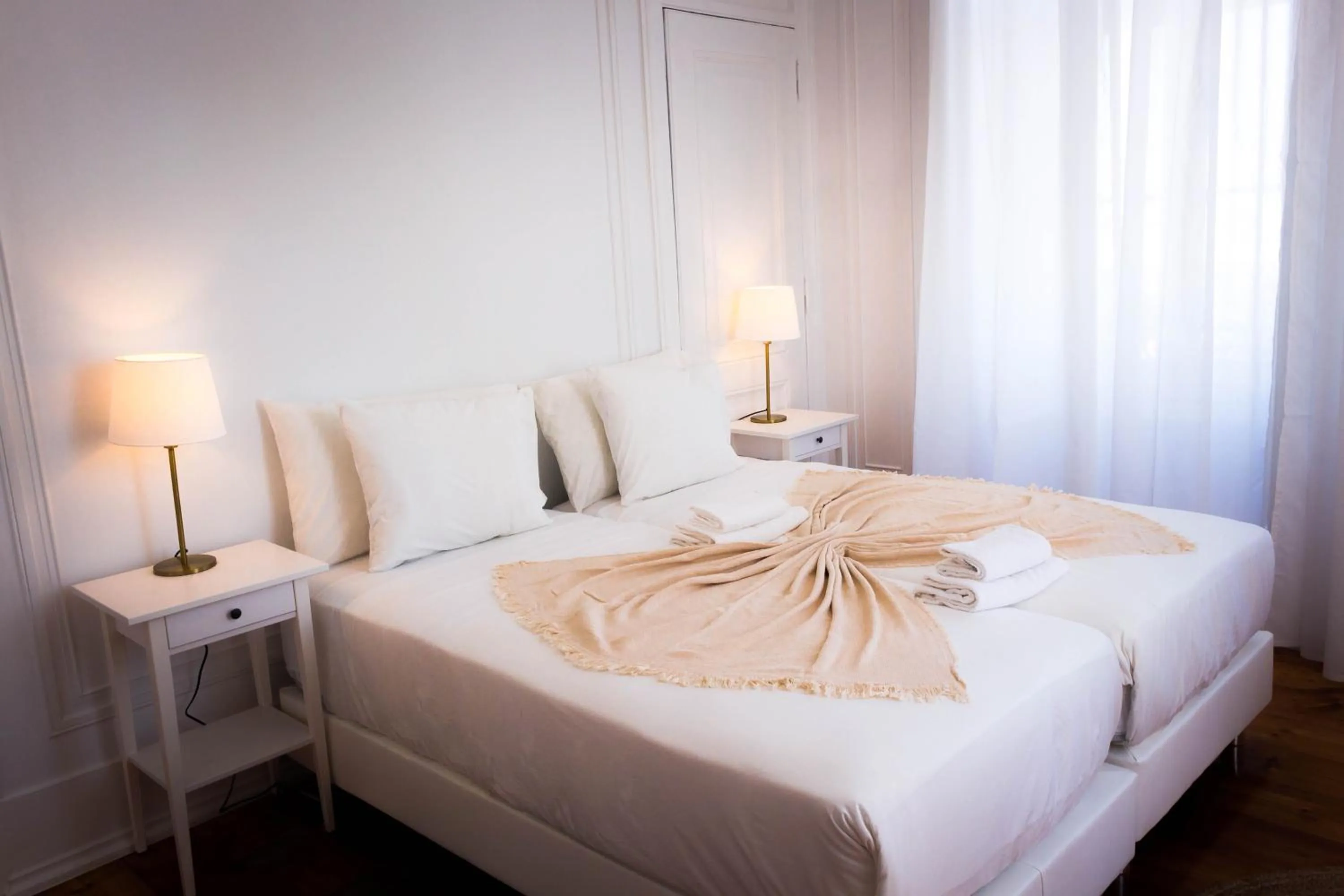 Bed in Chalet D´Ávila Guest House