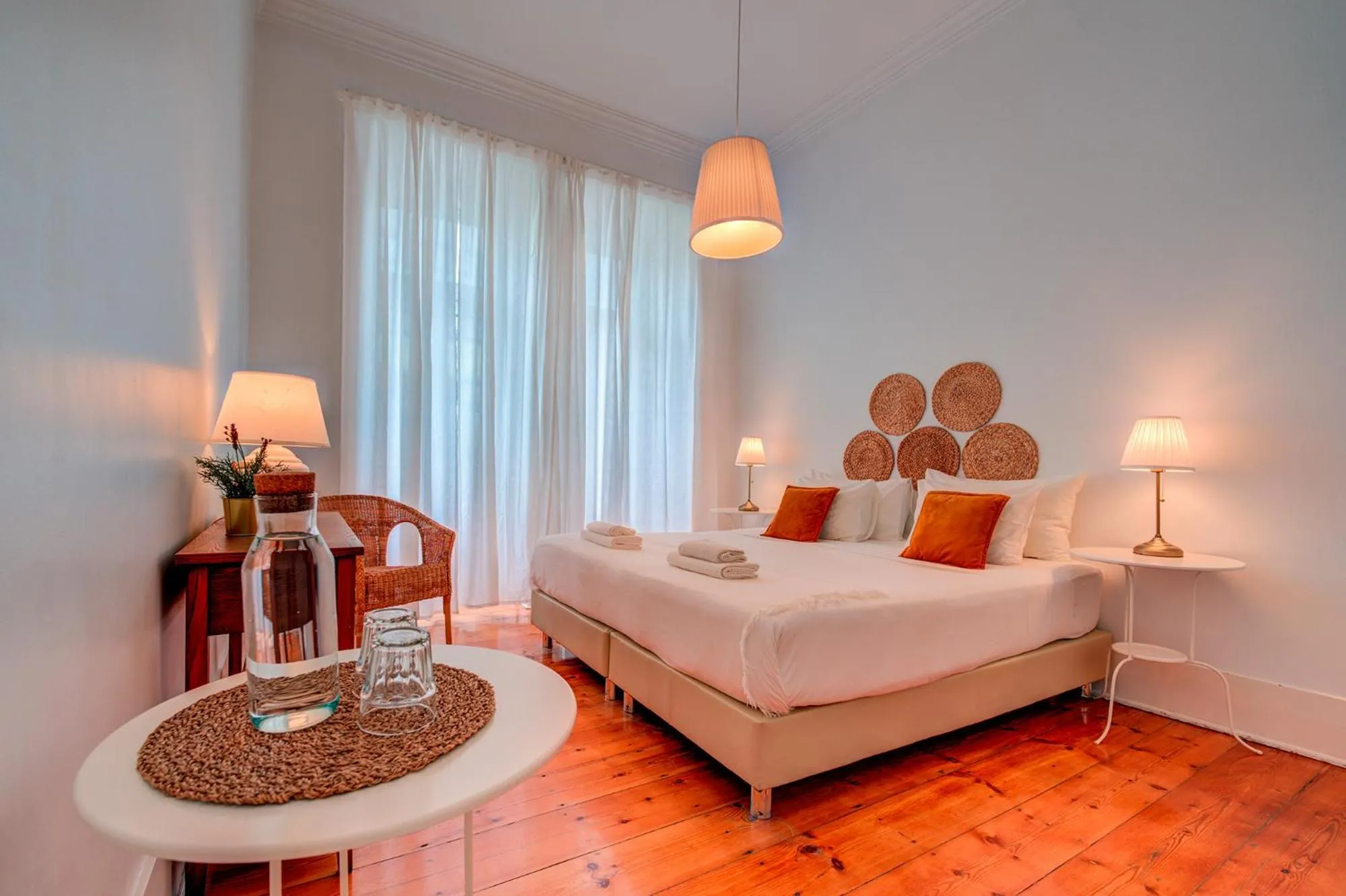 Bed in Chalet D´Ávila Guest House