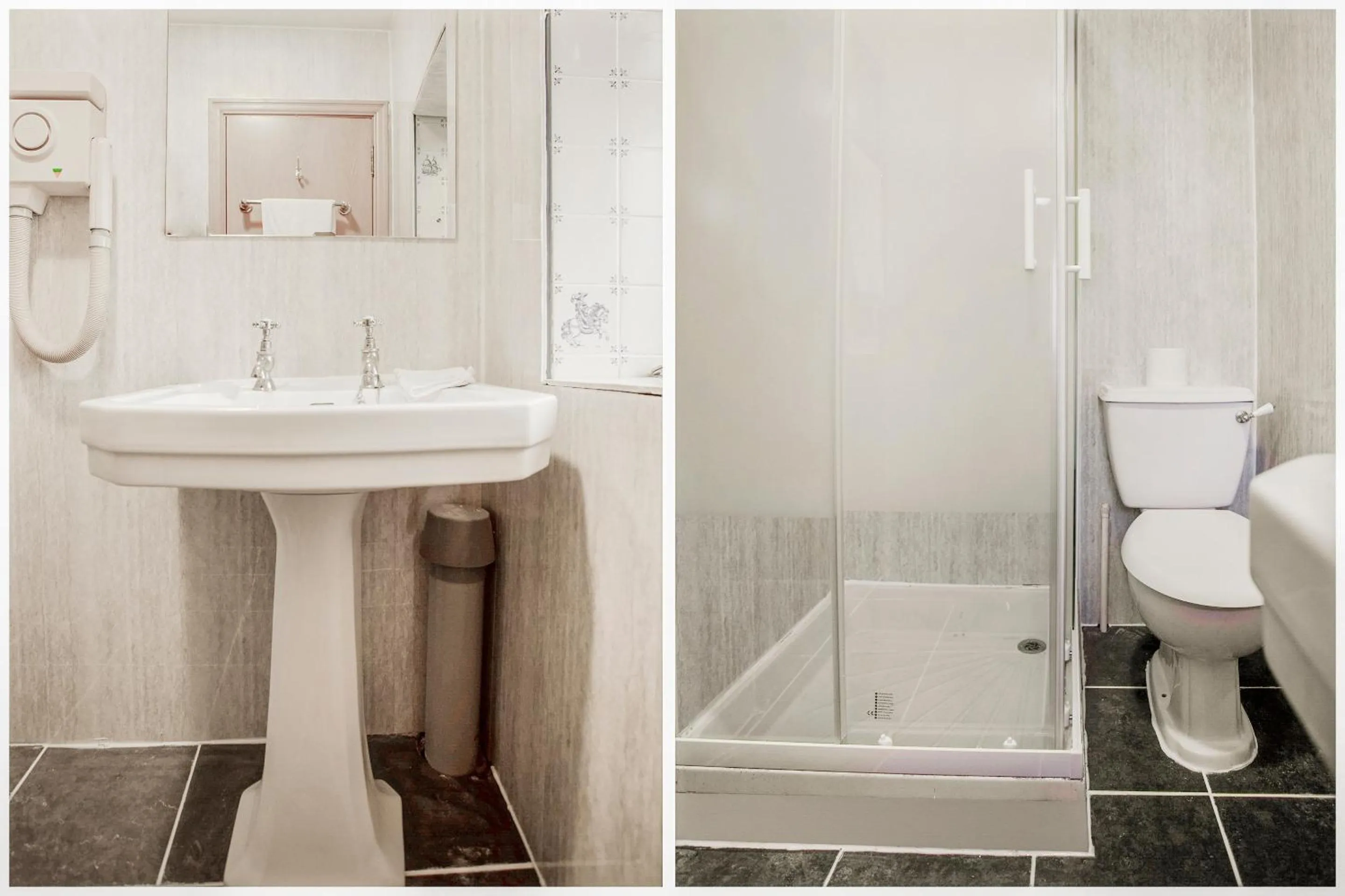 Bathroom in OYO The Rowers Hotel, Dunston Gateshead