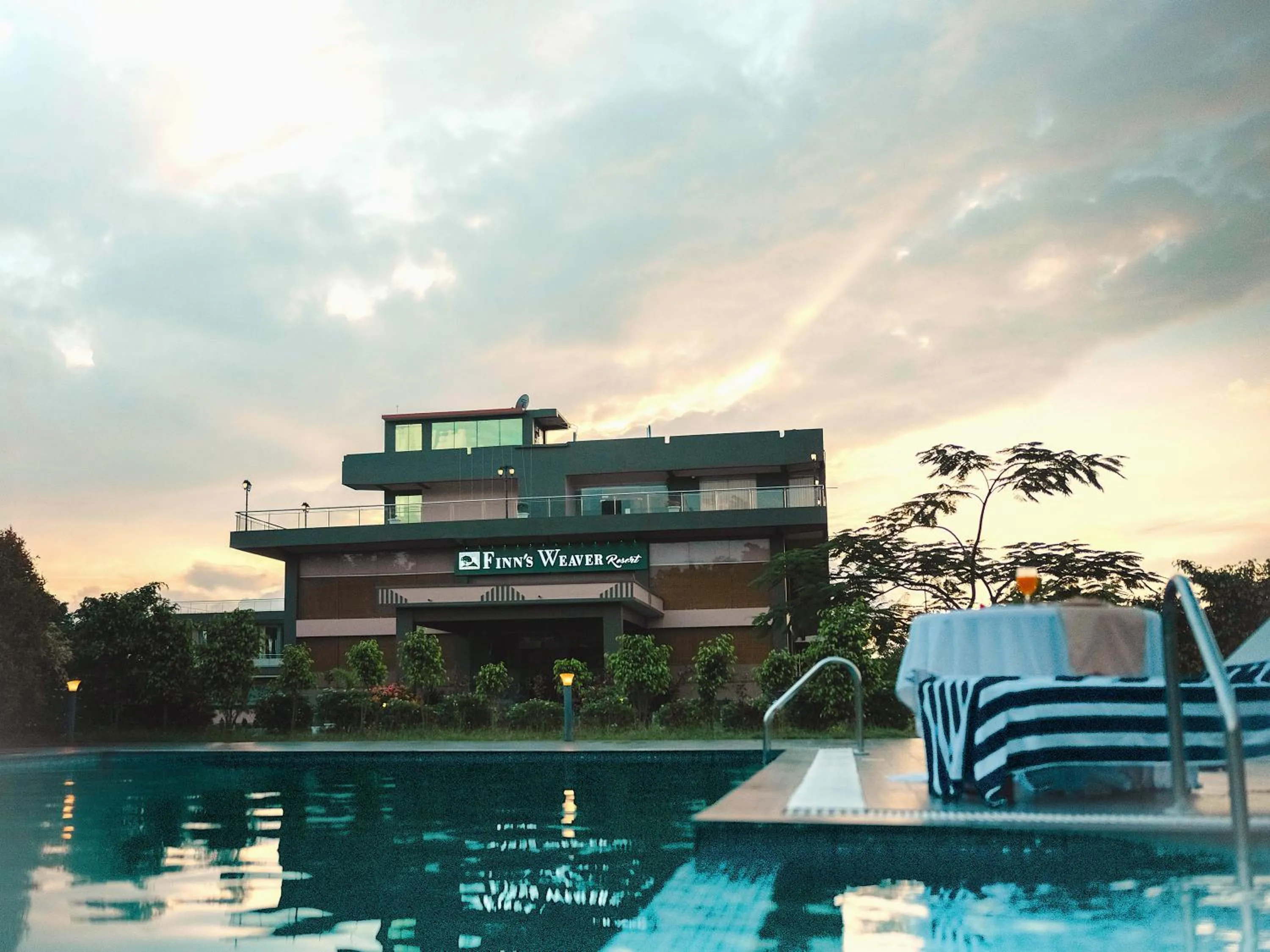 View (from property/room) in Finn's Weaver Resort, Kaziranga