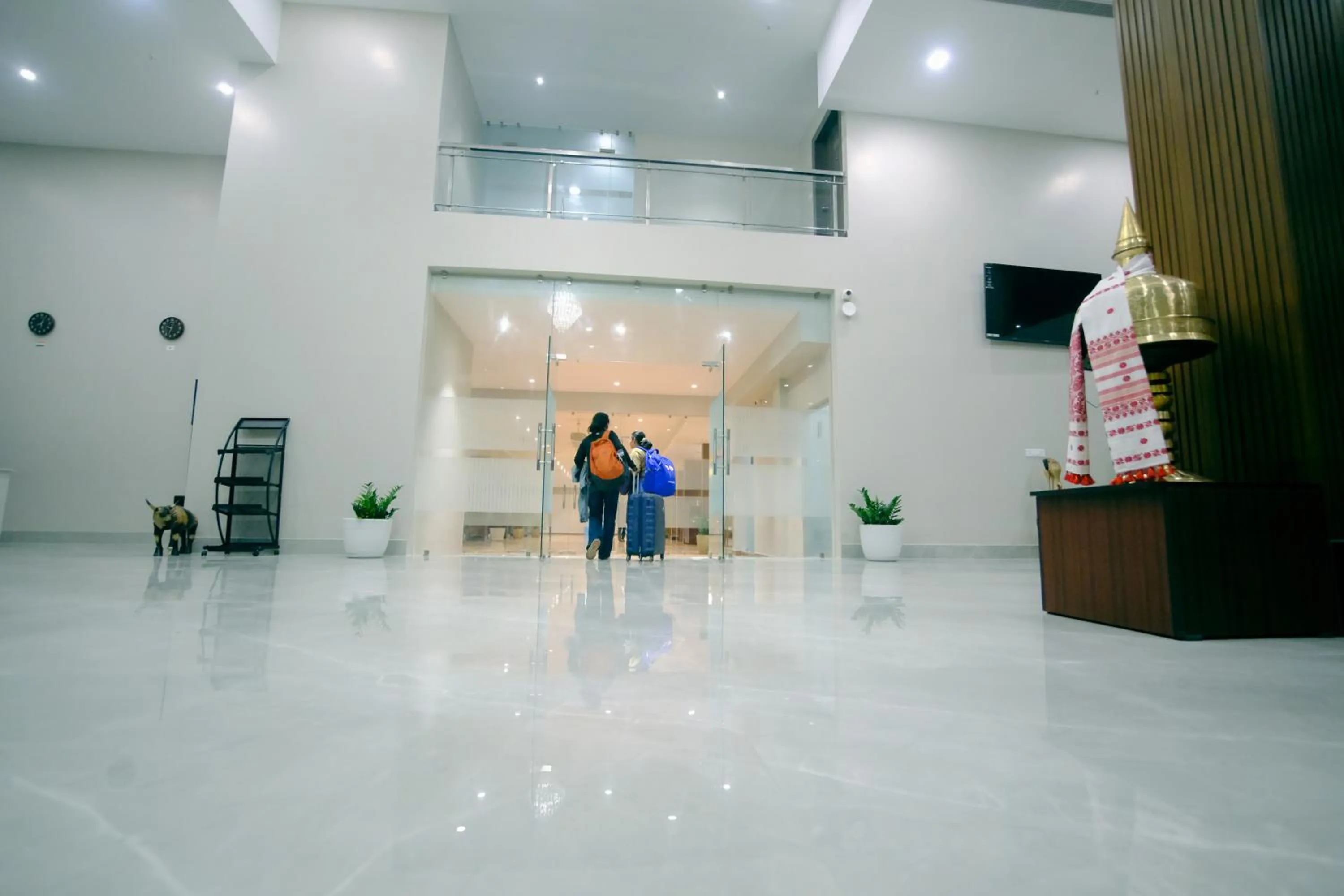 Lobby or reception in Finn's Weaver Resort, Kaziranga