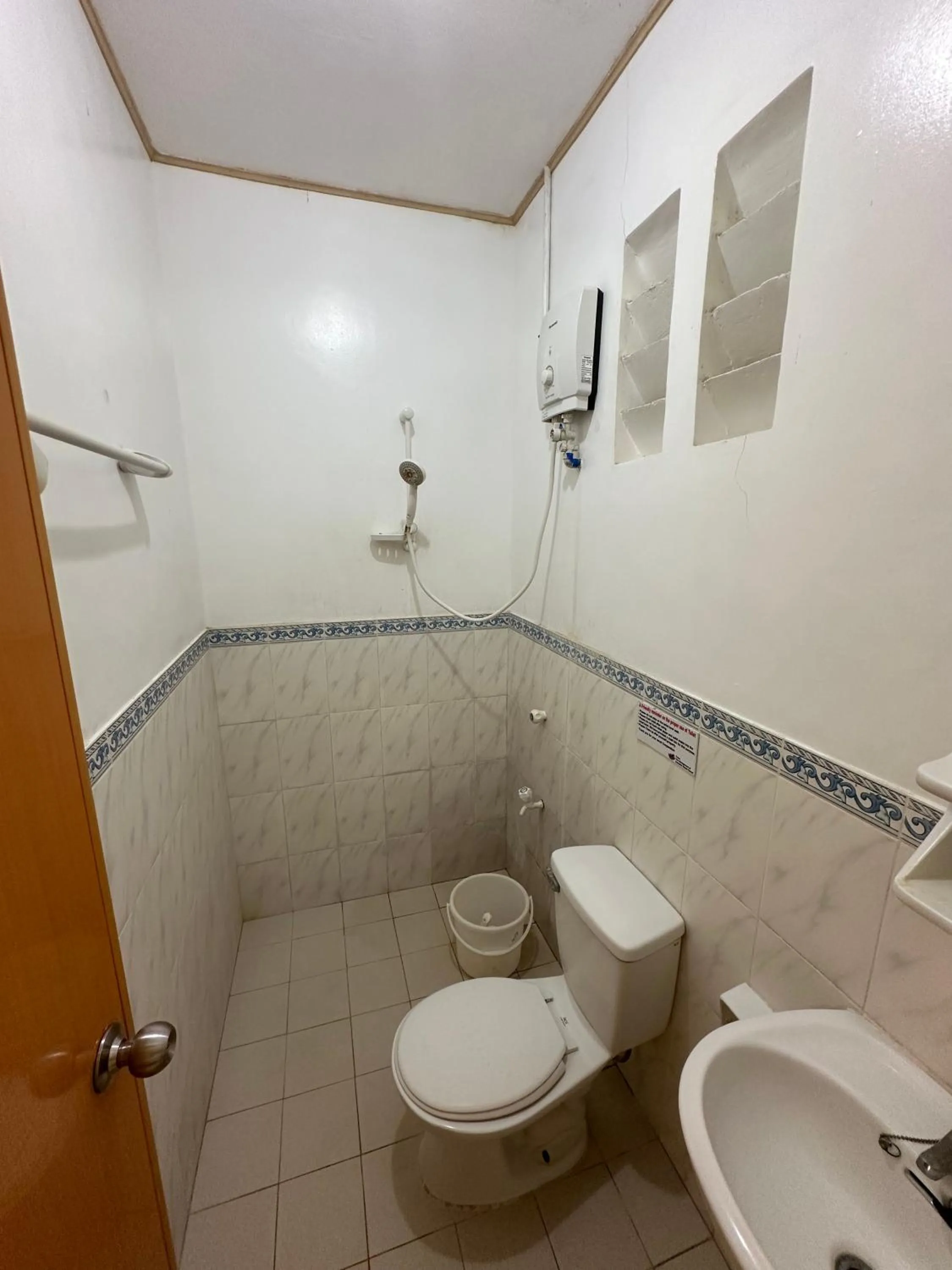 Shower in Dancalan Beach Resort