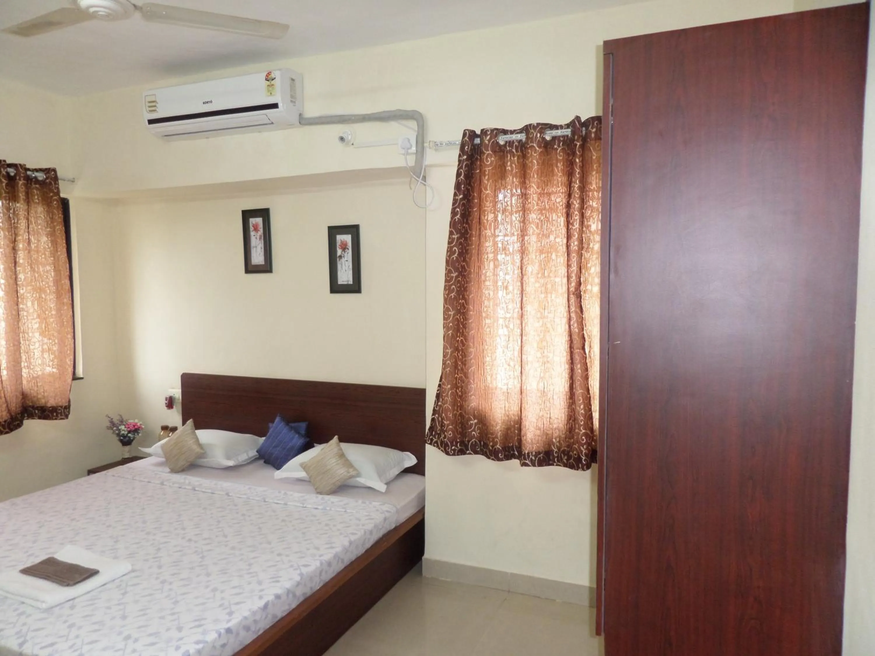 Bed in Cosmos Luxury Vimannagar
