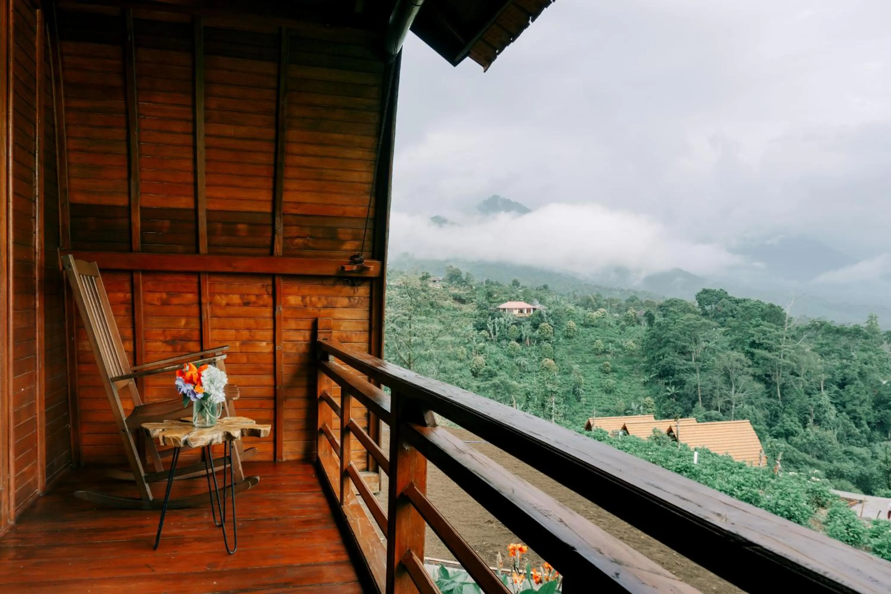 Balcony/Terrace in Camaradvipa Retreat Munduk