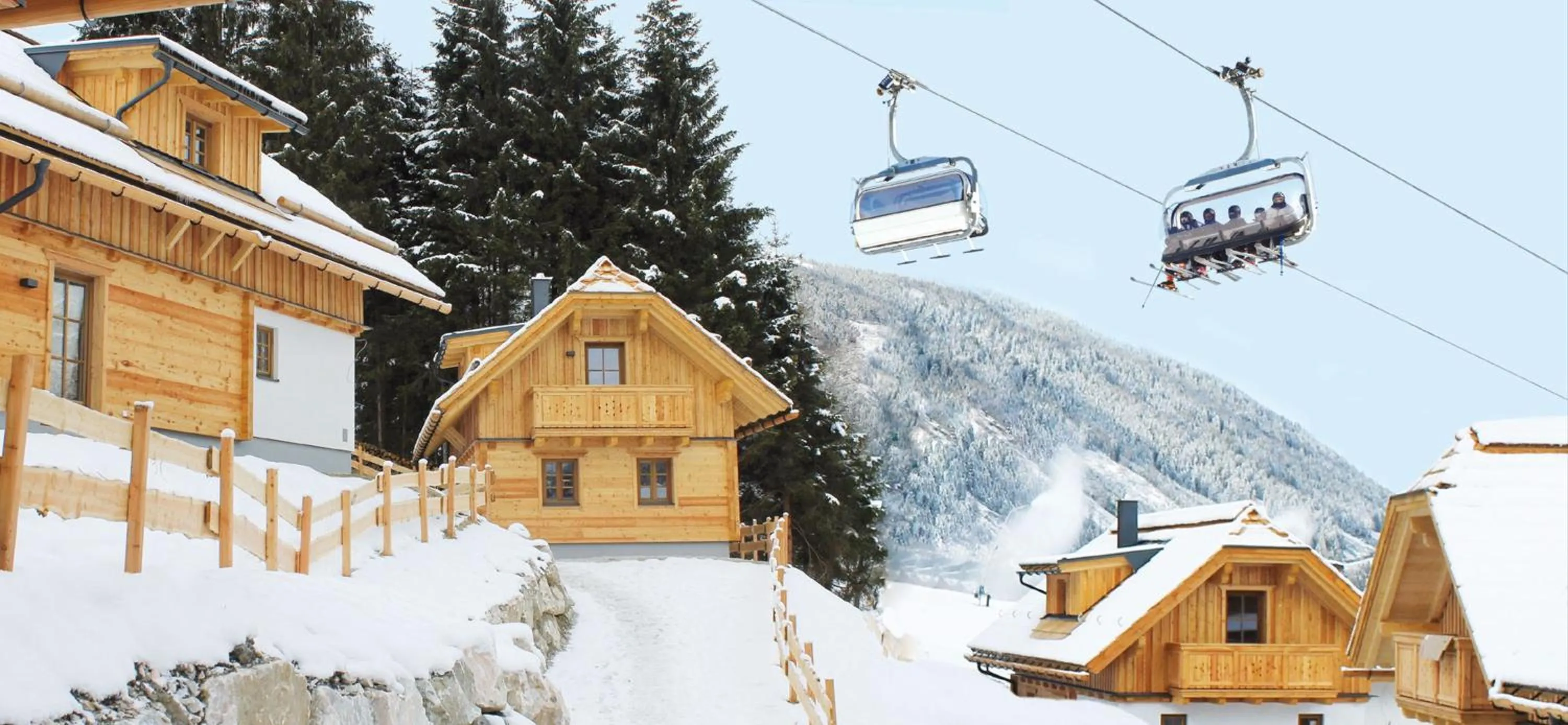 Facade/entrance in Bergdorf Riesner