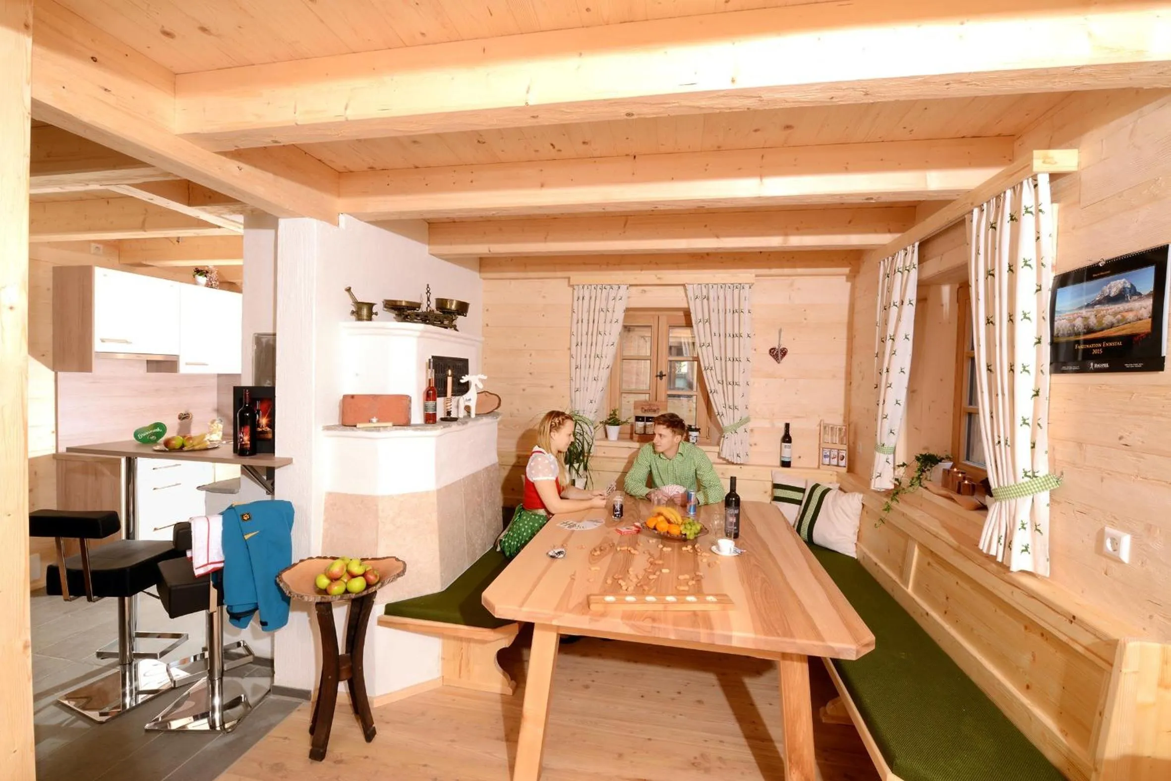 Seating area in Bergdorf Riesner