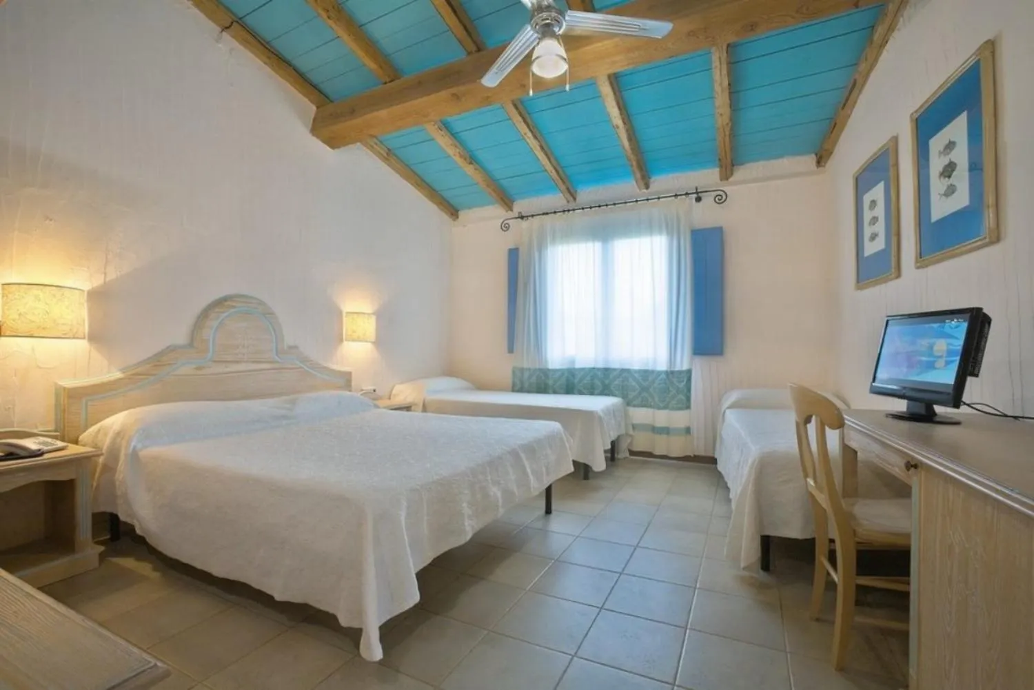 Bed in Colostrai Hotel Club