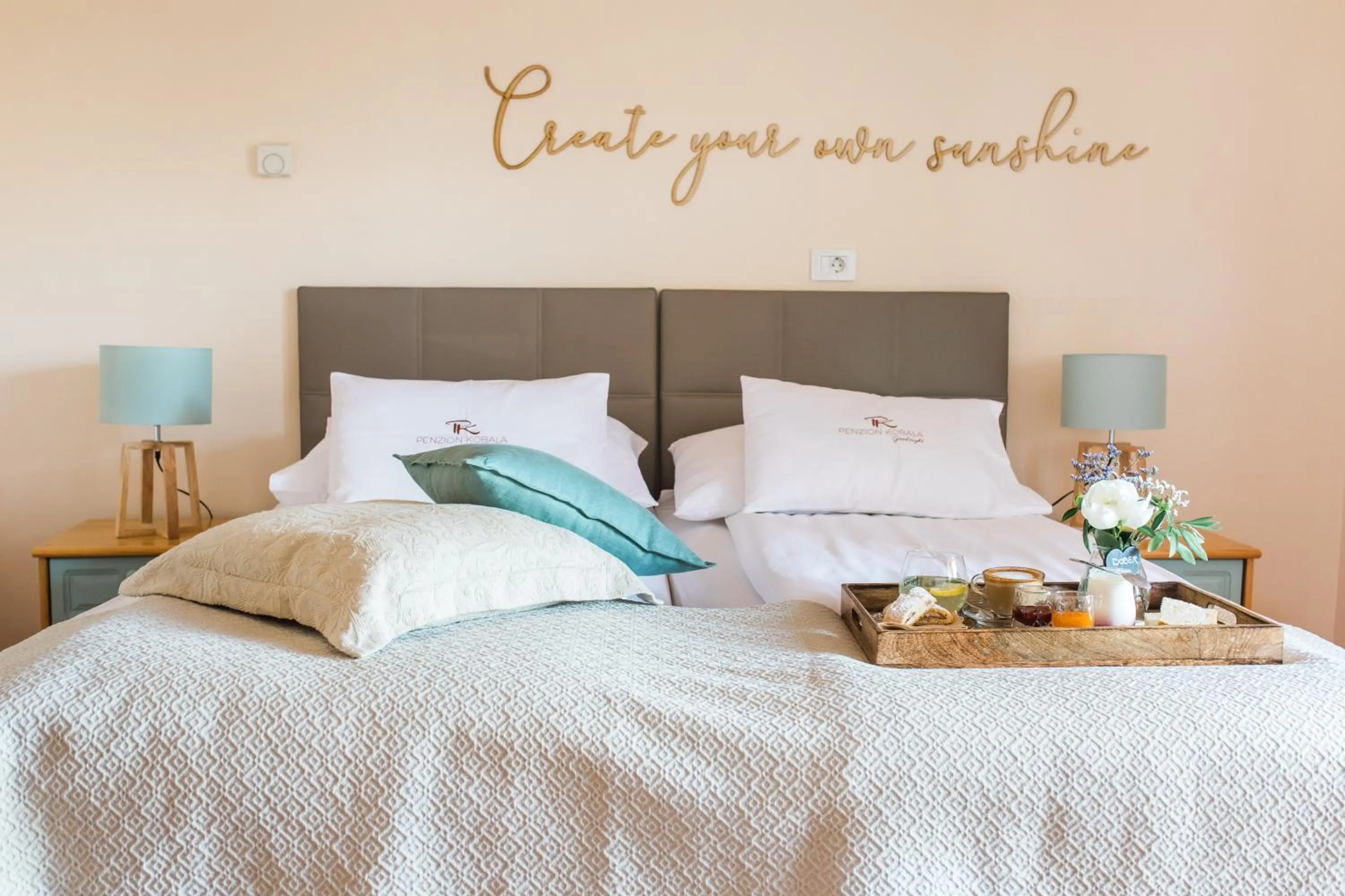 Bed in Hotel Penzion Kobala