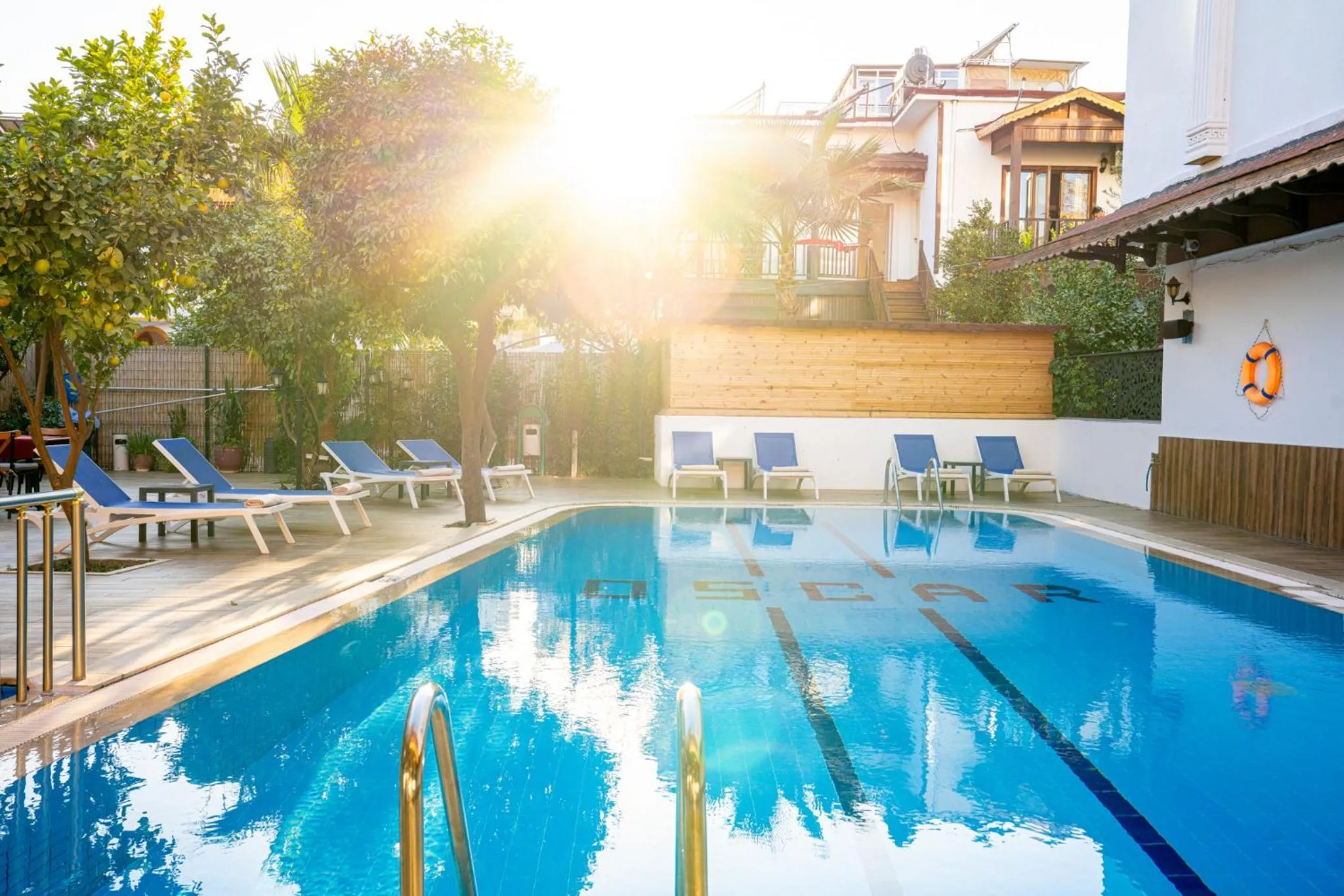 Swimming pool in oscar garden