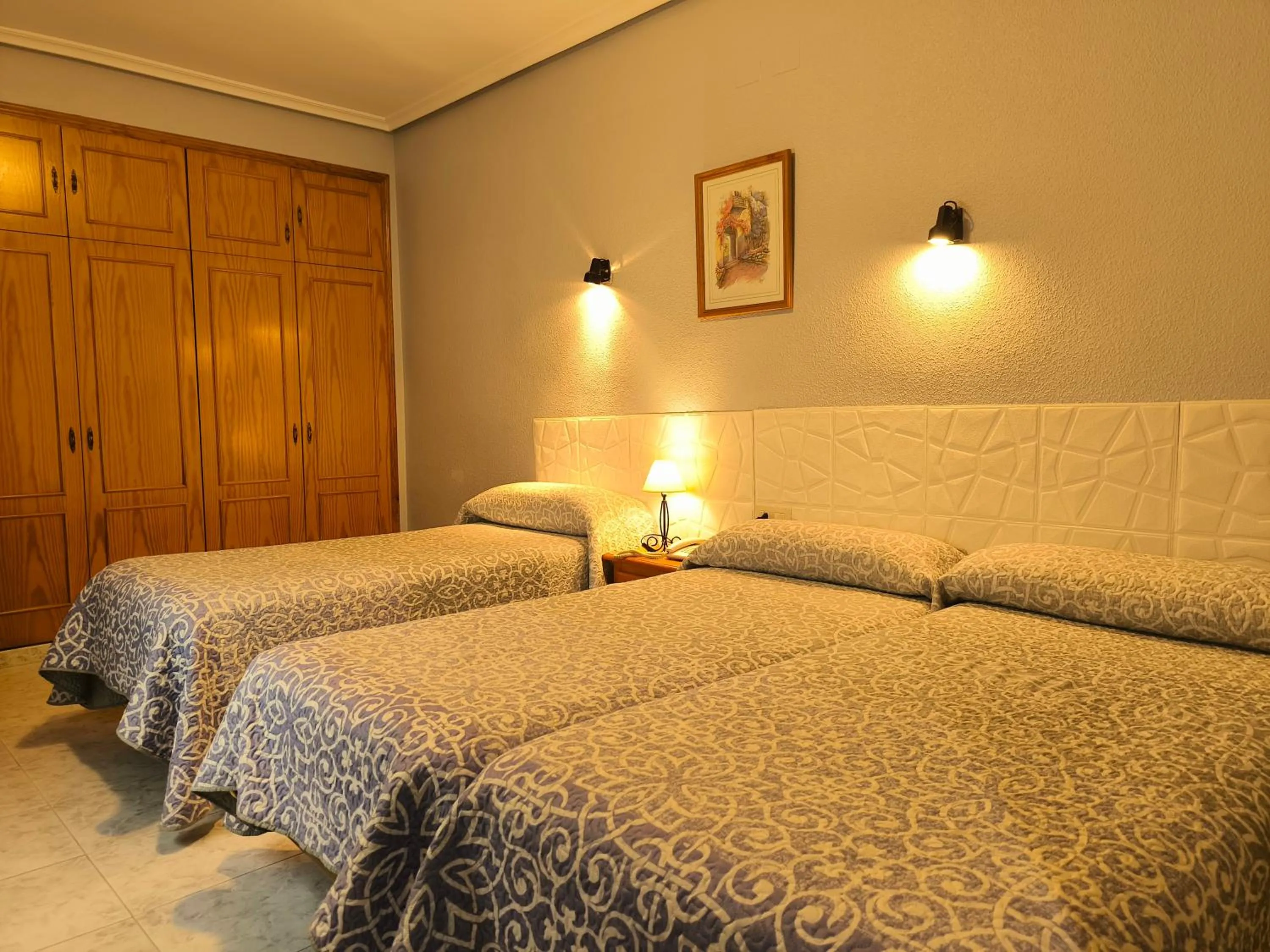 Bed in Hotel La Moraleda - Complejo Las Delicias