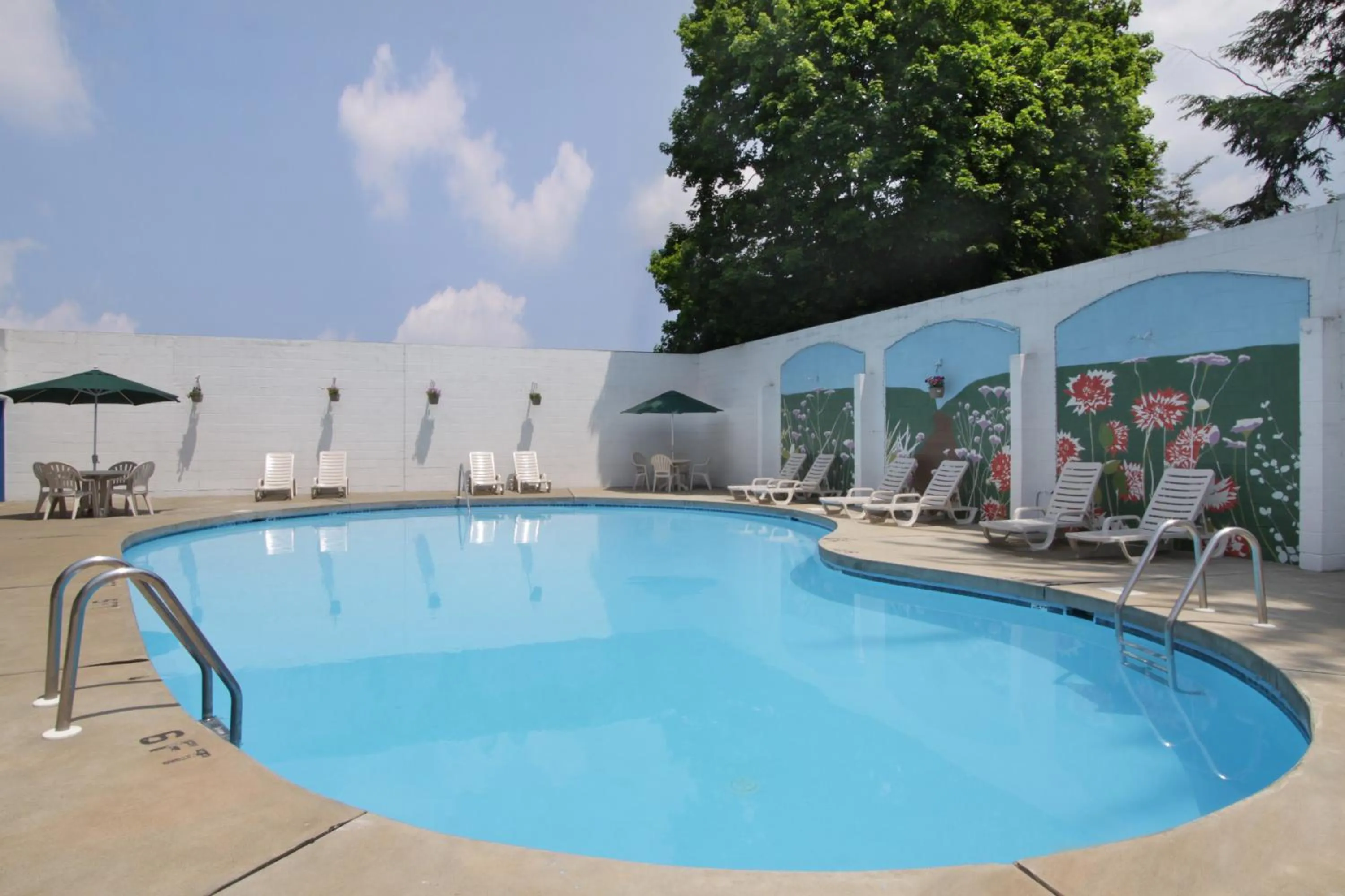 Swimming pool in Ramada by Wyndham Ligonier