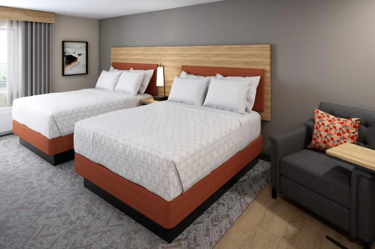 Bed in Candlewood Suites Stafford