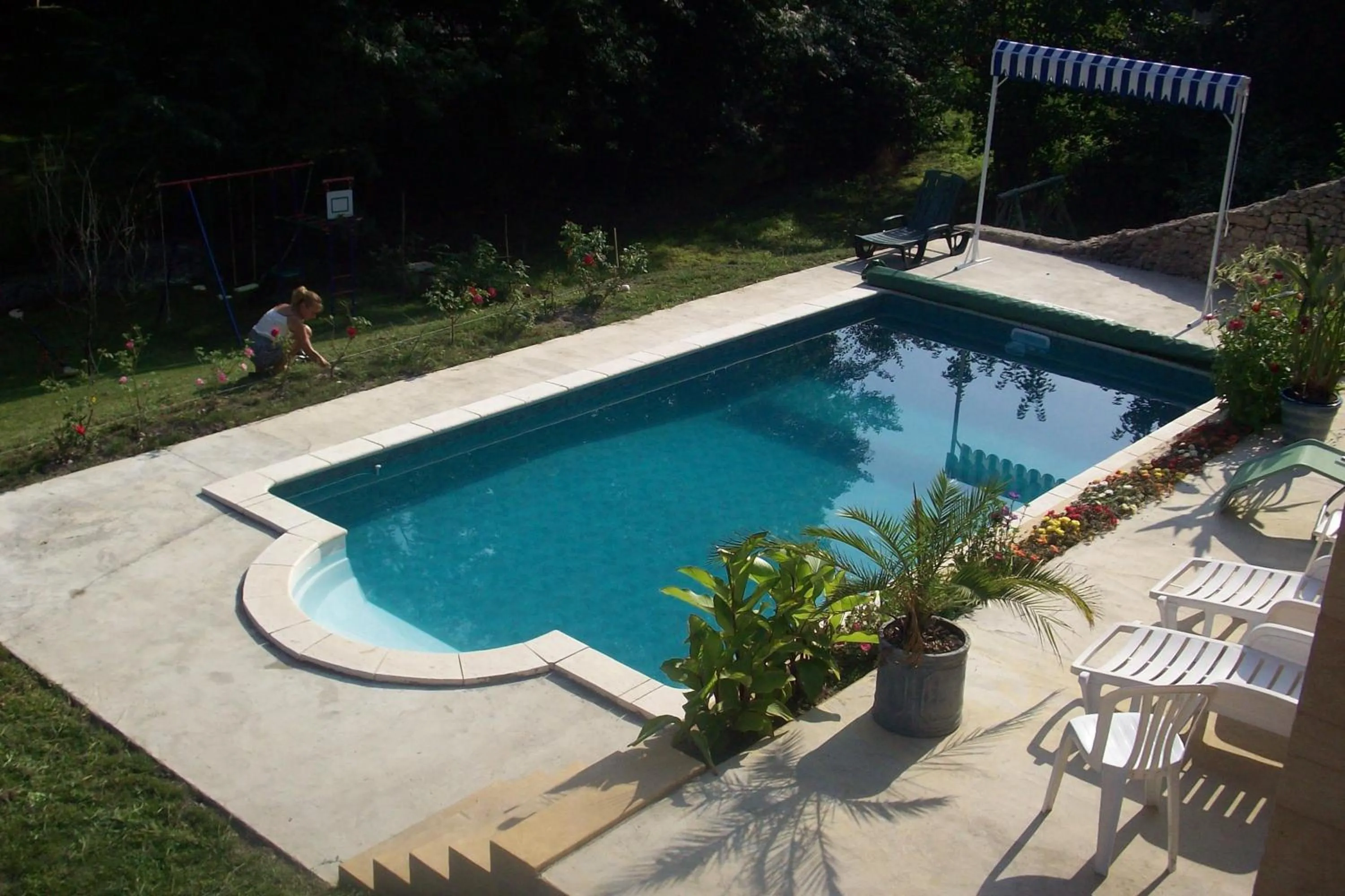 Swimming pool in Chambres d'Hôtes & Gites Pouget