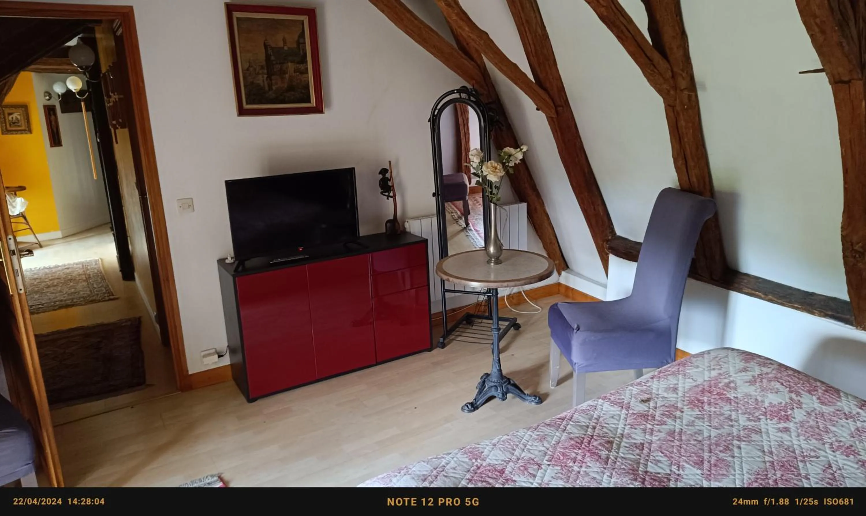 Bedroom in Chambres d'Hôtes & Gites Pouget