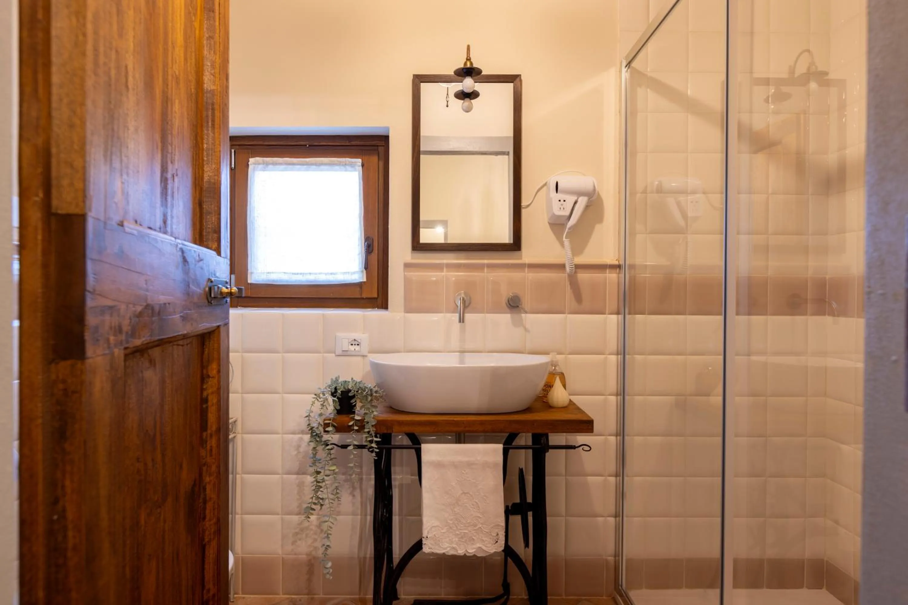 Shower in Podere La Casella