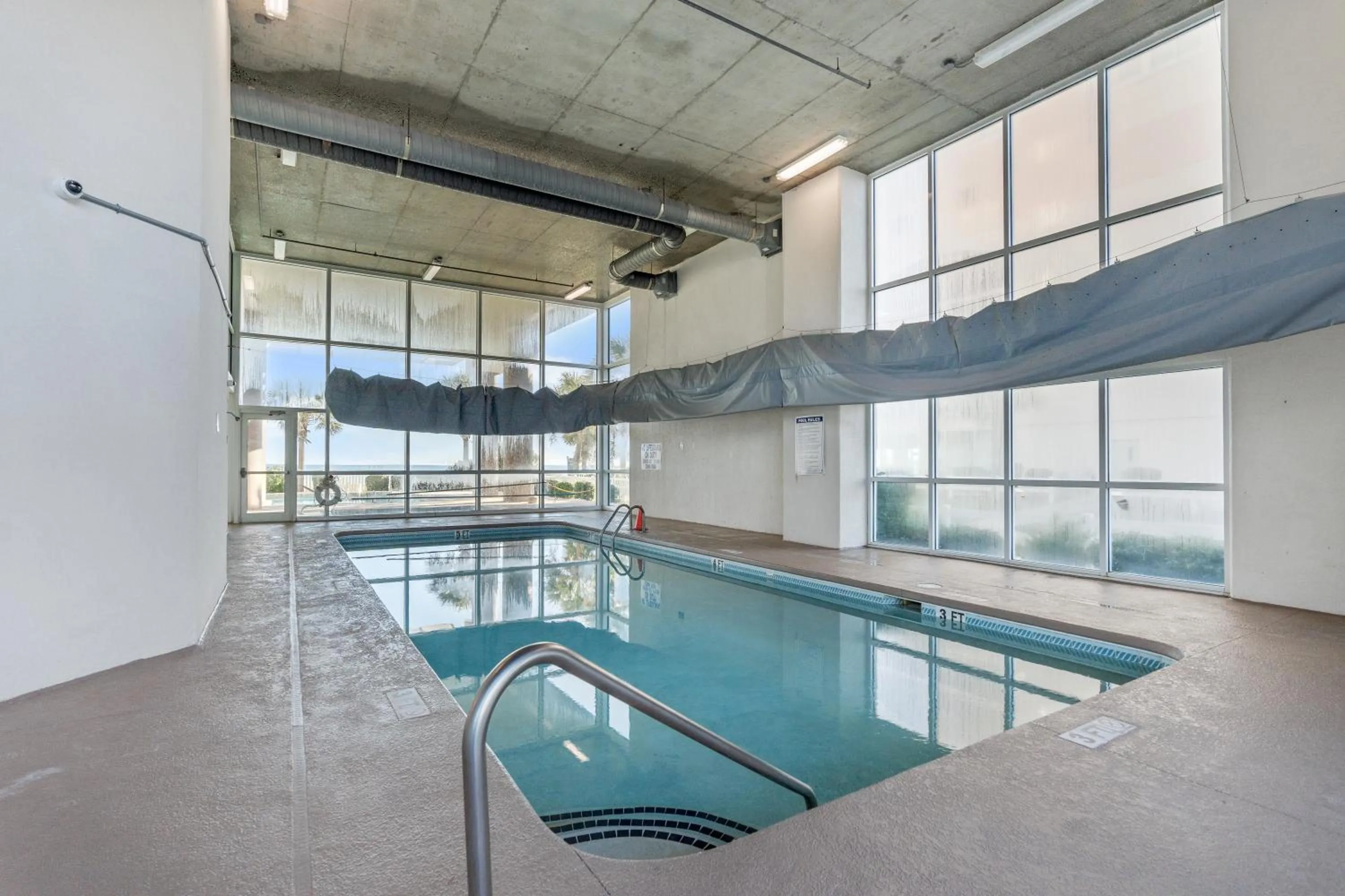 Pool view in Crescent Beauty