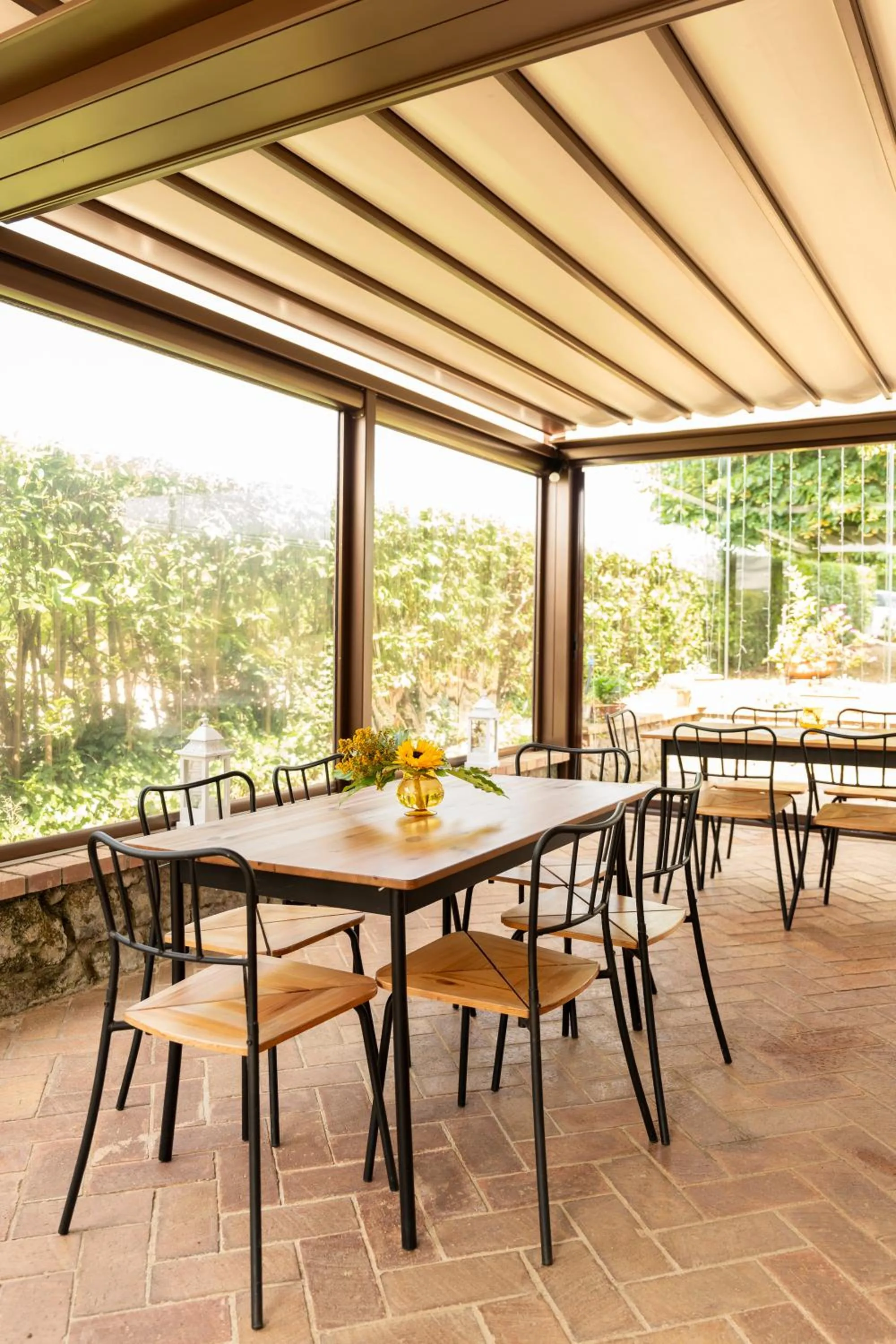 Patio in B&B Casale Ansamagi Relax & Pool