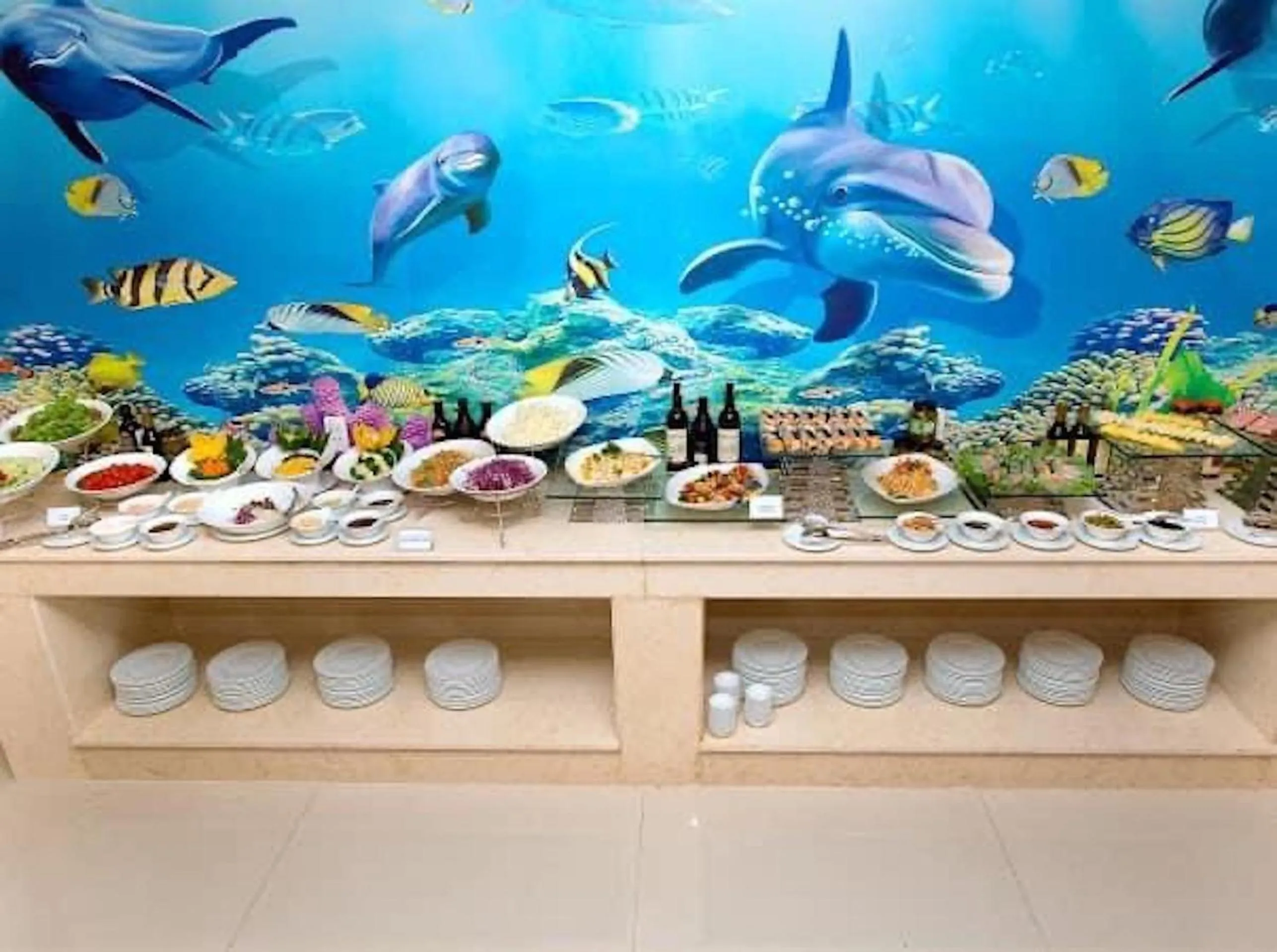 Buffet breakfast in Phuoc My An Beach