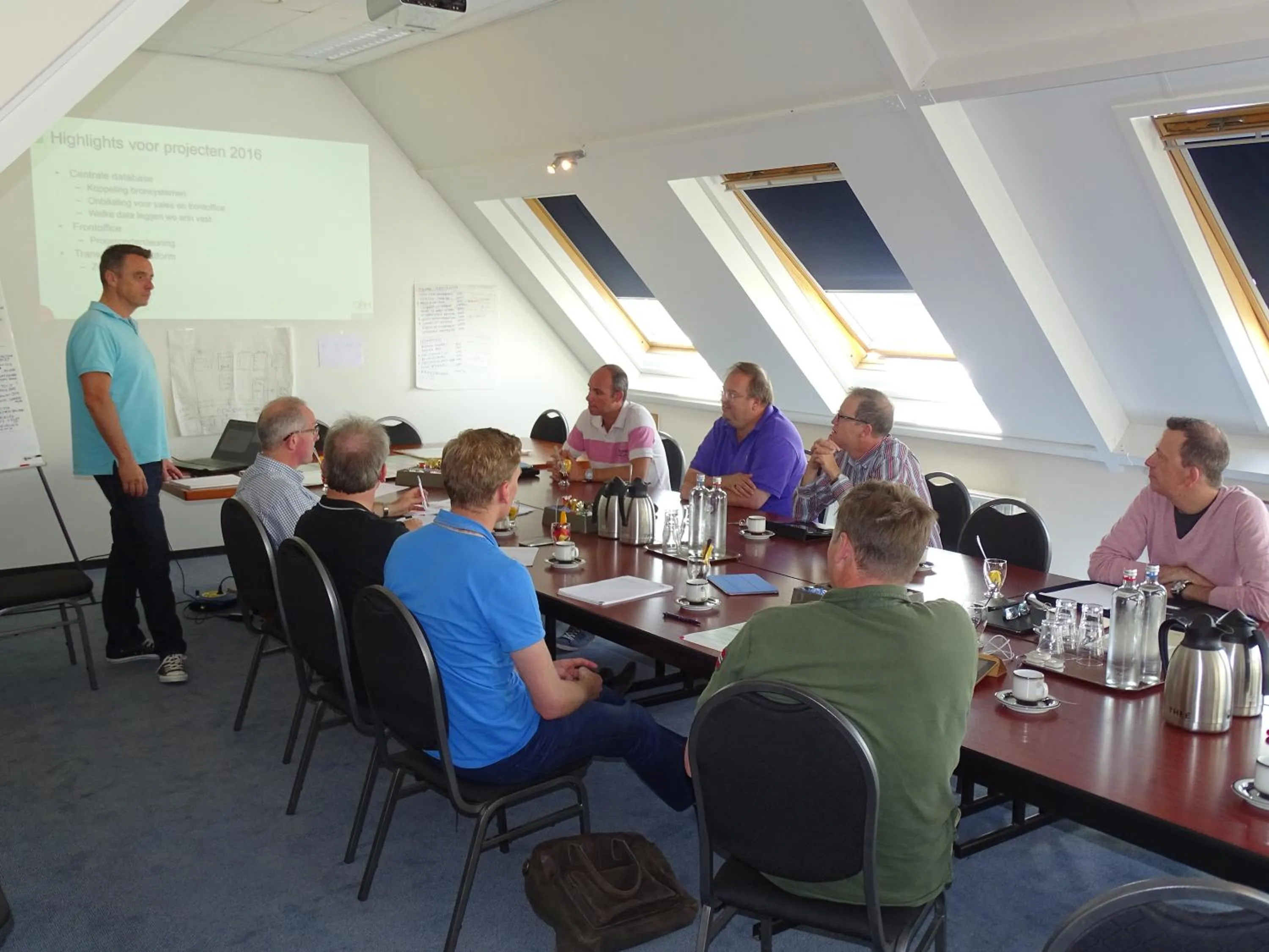 Meeting/conference room in Hotel Café Restaurant "De Kroon"