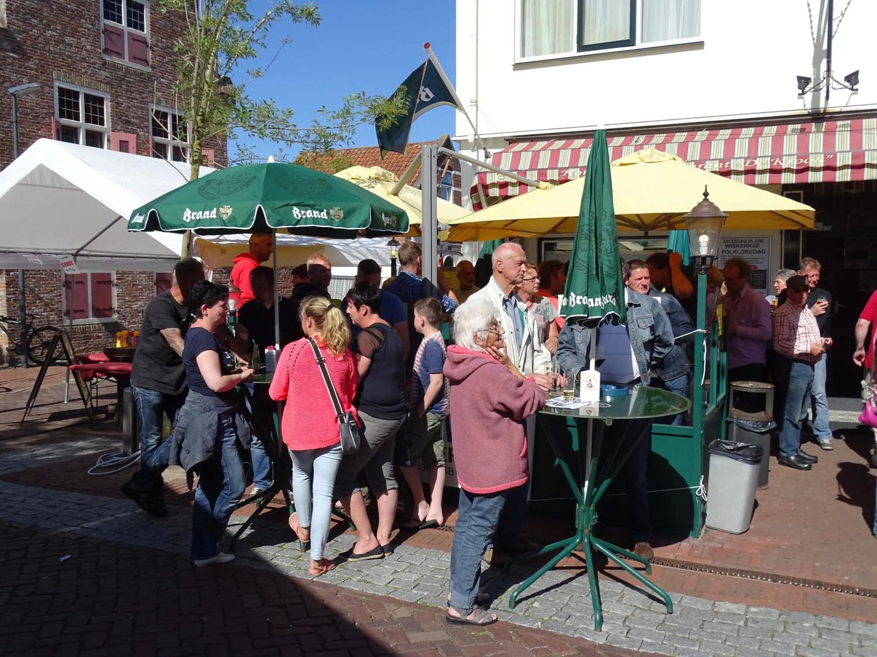 View (from property/room) in Hotel Café Restaurant "De Kroon"