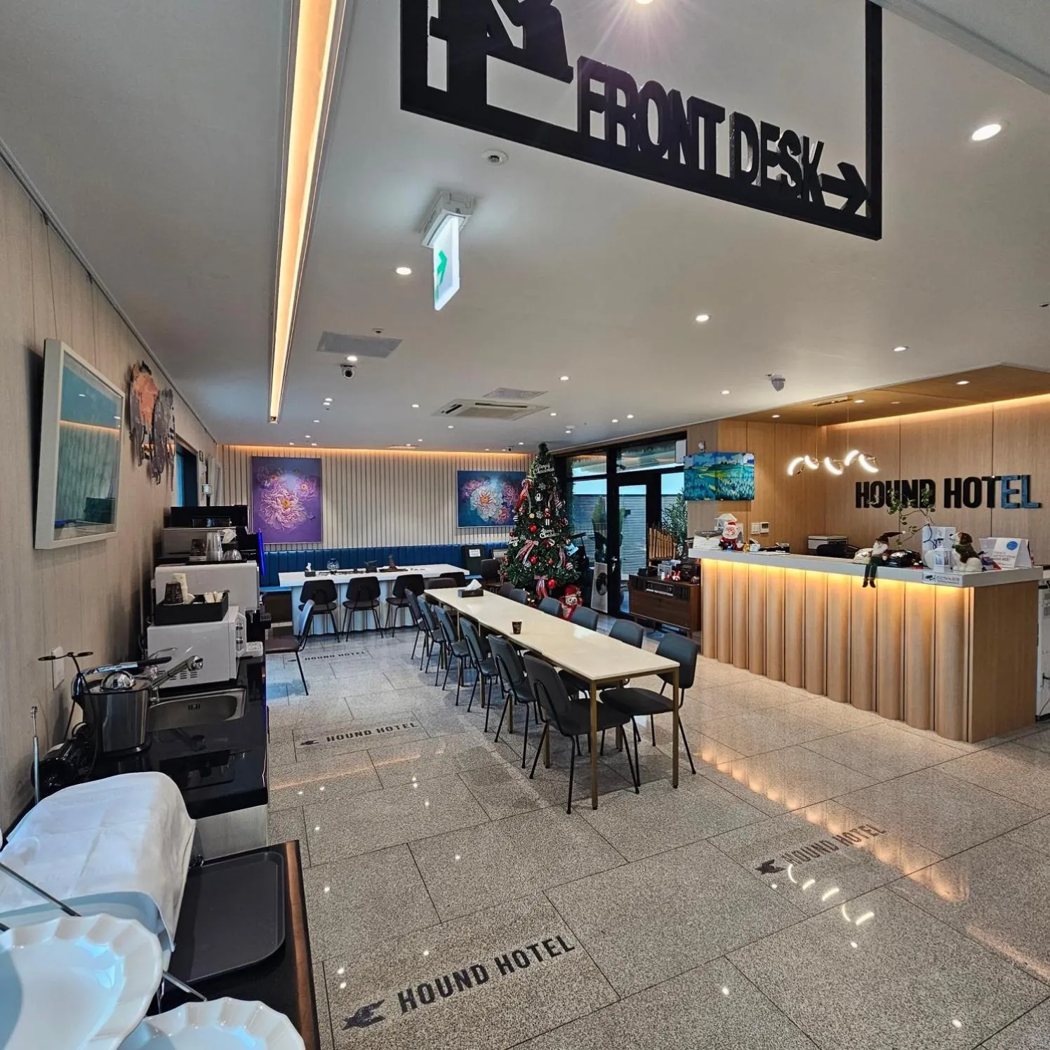 Lobby or reception in Hound Hotel Mokpo Peace Plaza