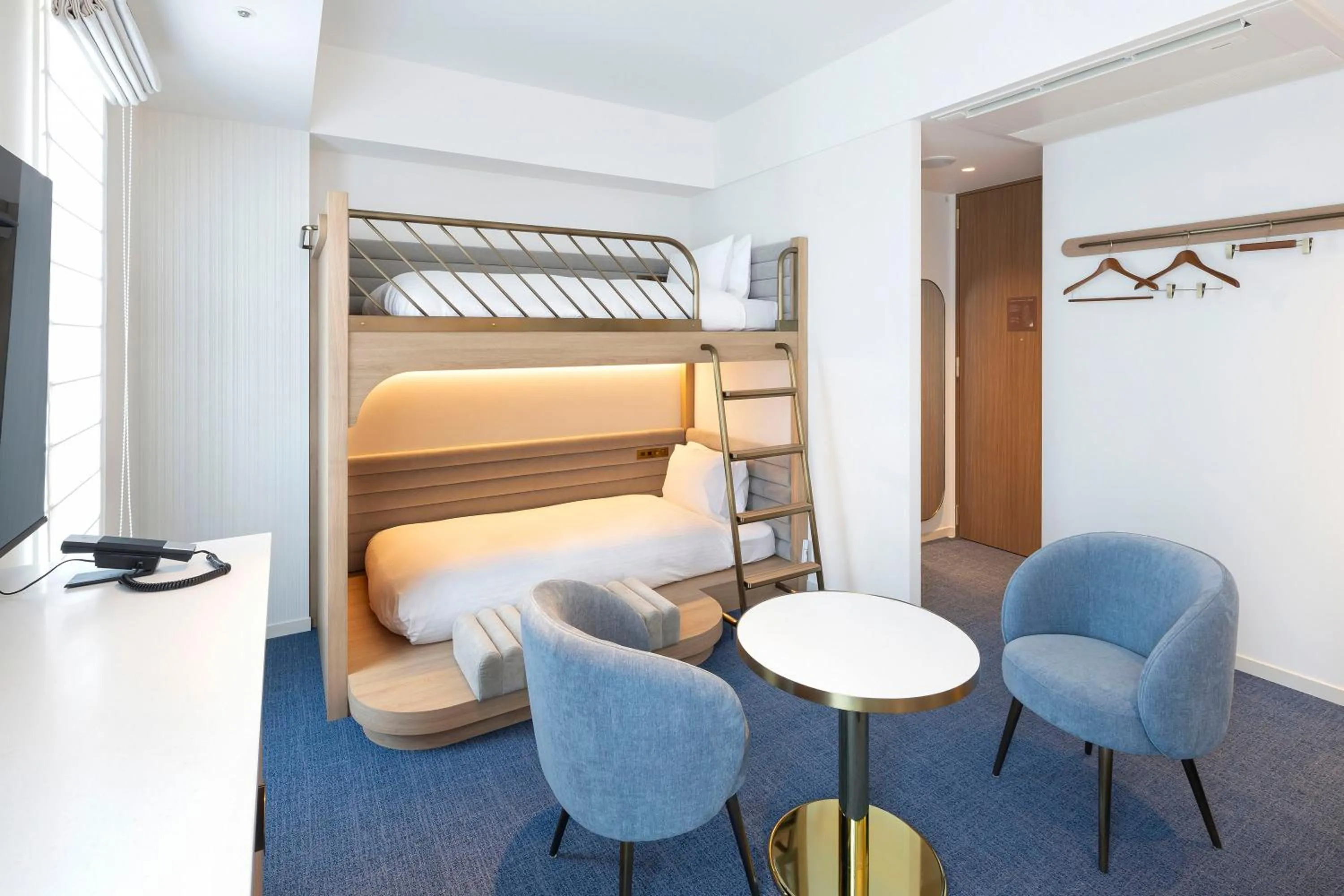 Bed in Hotel Comento Yokohama Kannai