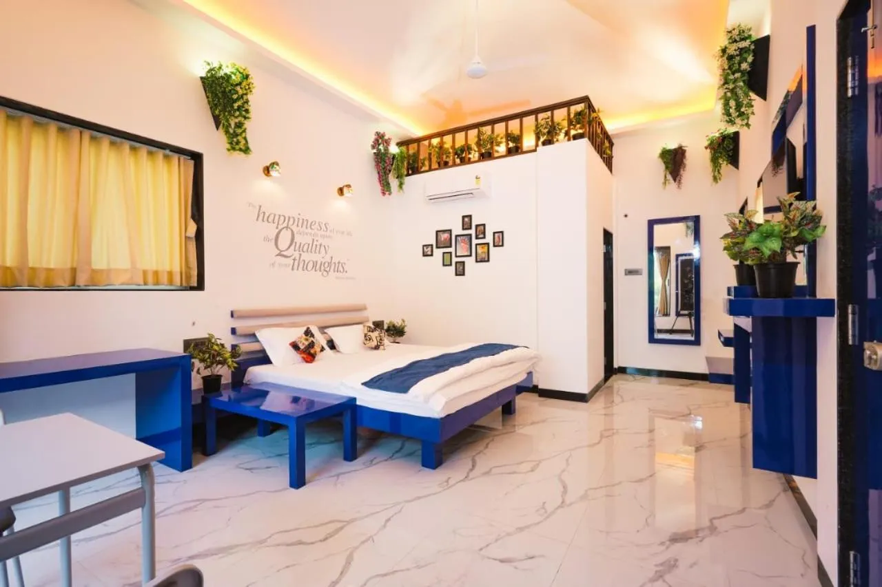 Bed in Cherryleen Resort Nagaon Alibaug