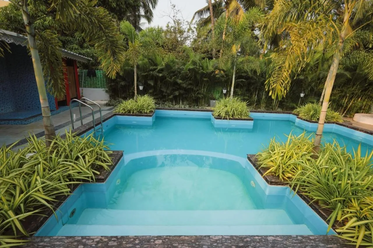 Garden view in Cherryleen Resort Nagaon Alibaug