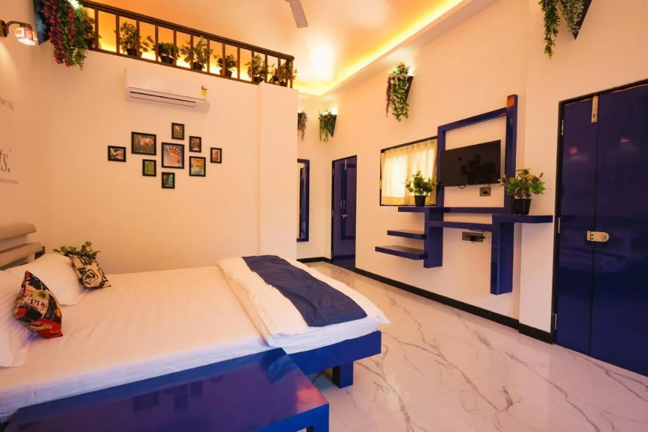 Bed in Cherryleen Resort Nagaon Alibaug