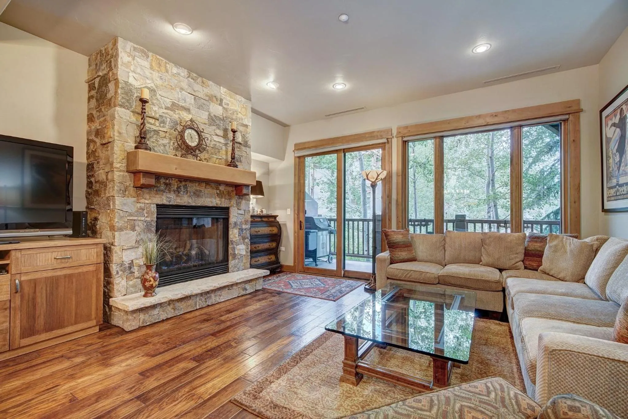 Living room in Arrowhead Village at Beaver Creek