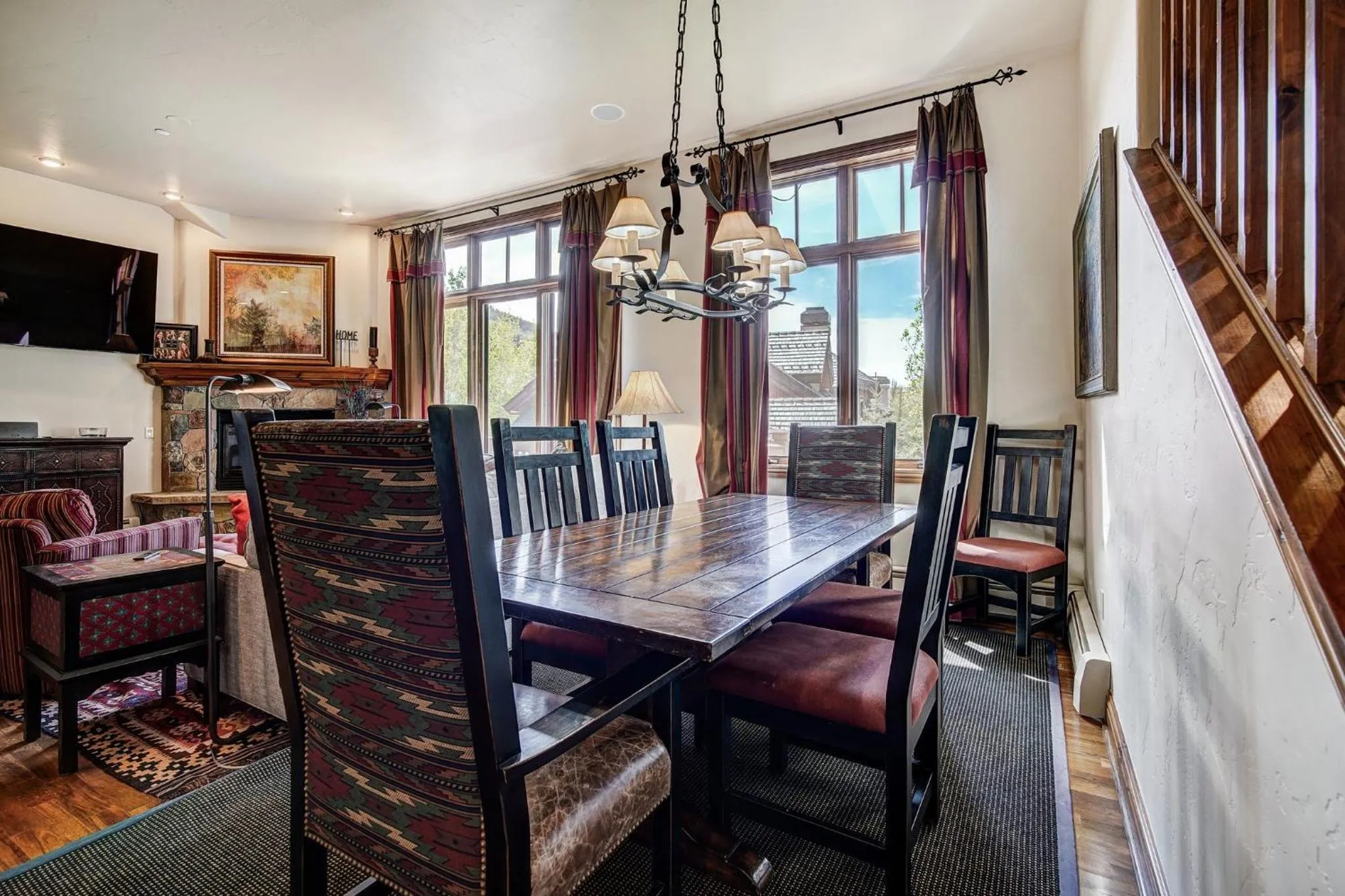 Dining area in Arrowhead Village at Beaver Creek