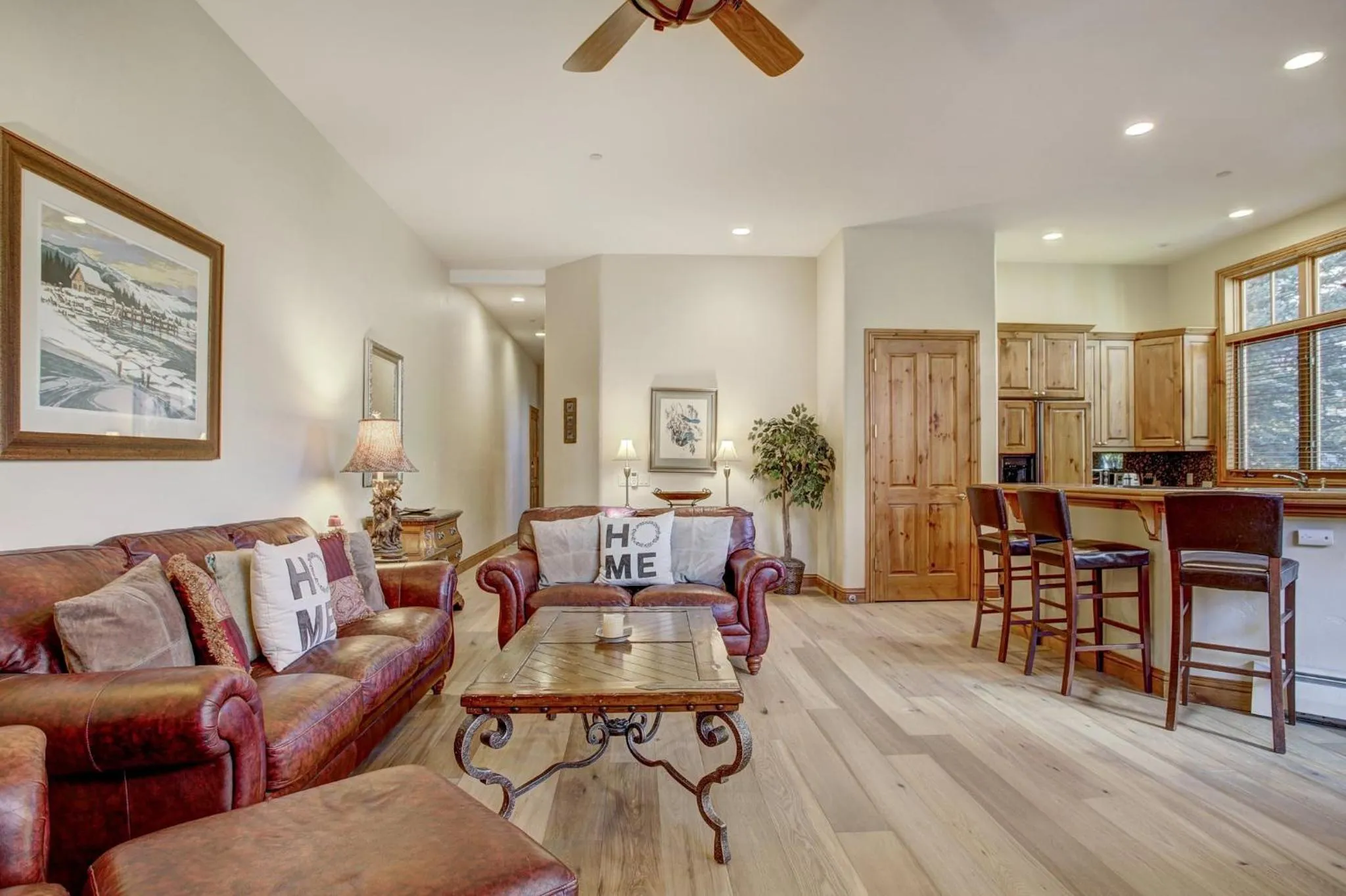 Living room in Arrowhead Village at Beaver Creek
