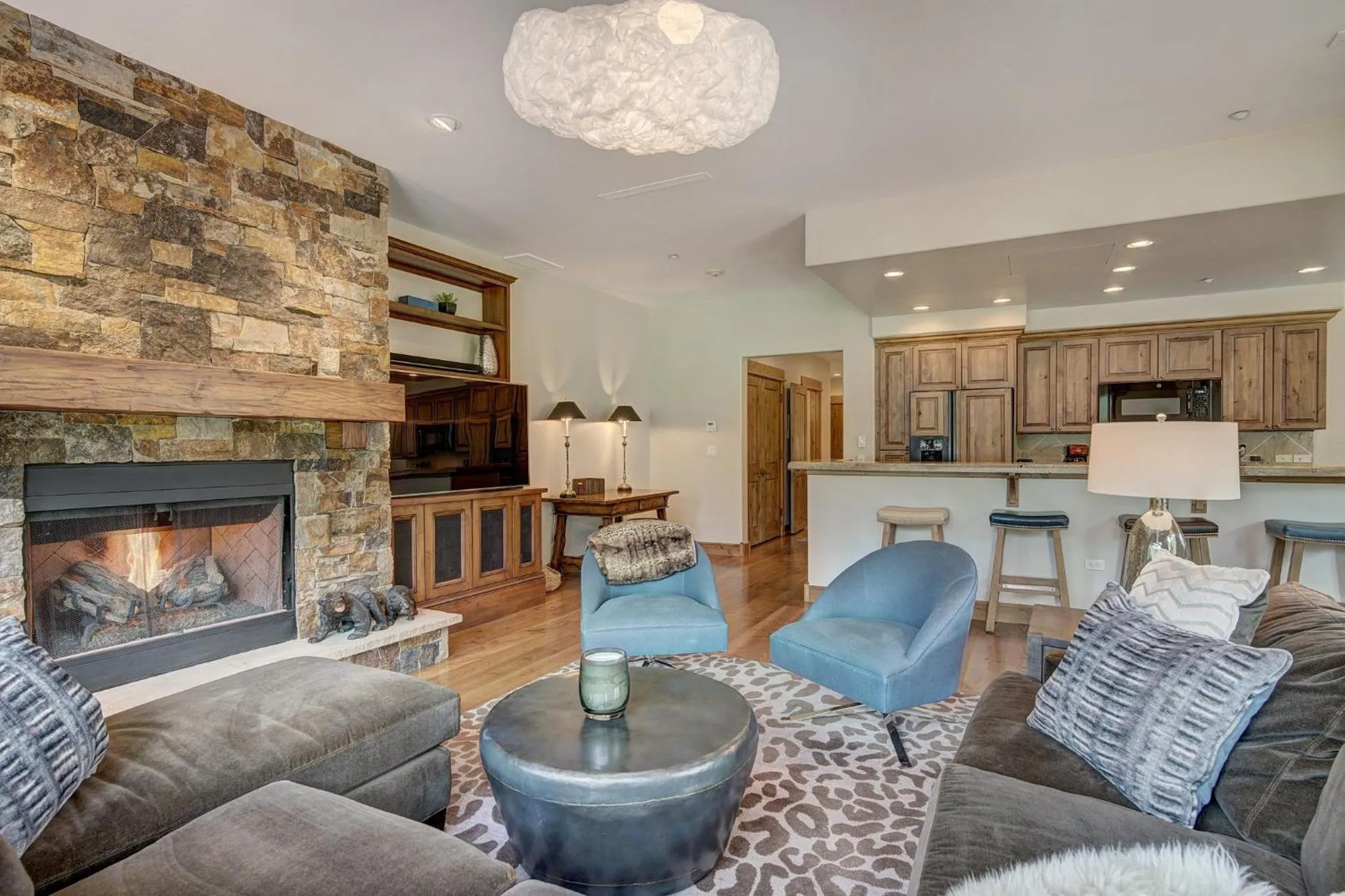 Living room in Arrowhead Village at Beaver Creek