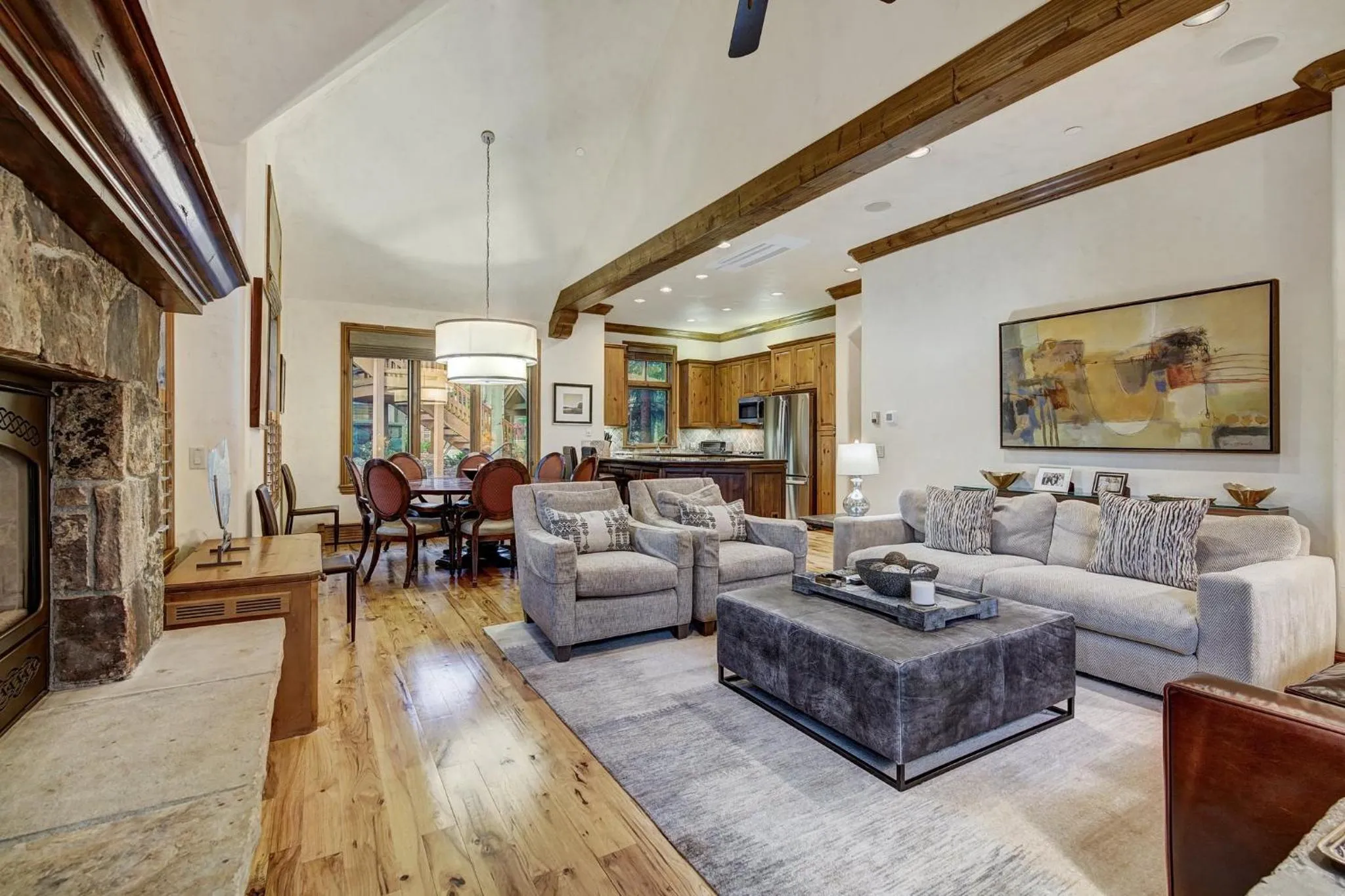 Living room in Arrowhead Village at Beaver Creek