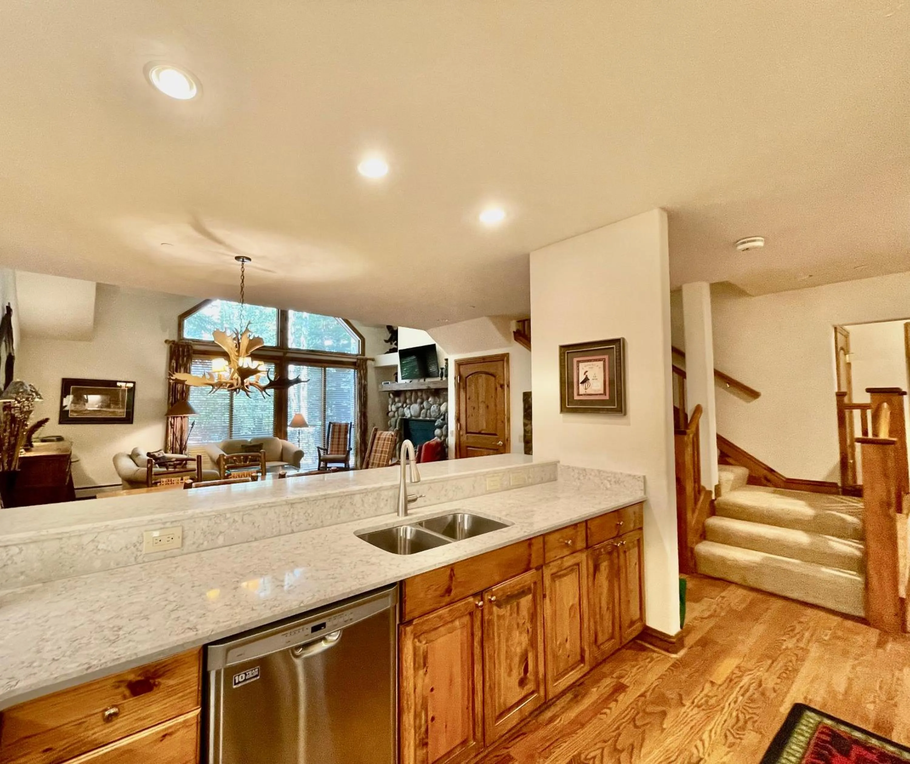 Communal kitchen in Arrowhead Village at Beaver Creek