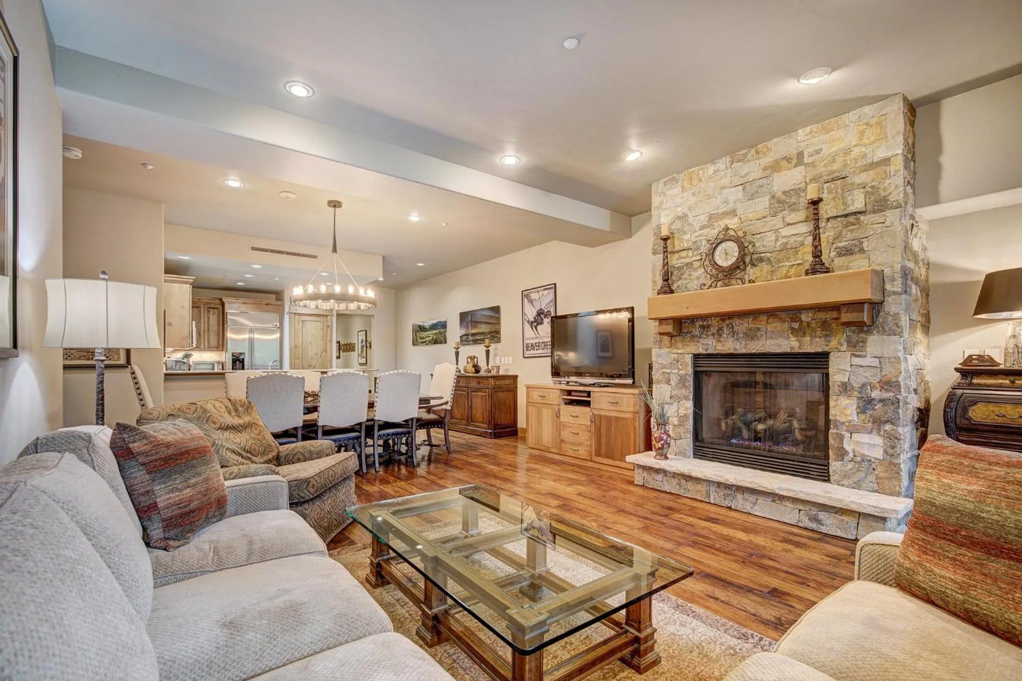 Living room in Arrowhead Village at Beaver Creek