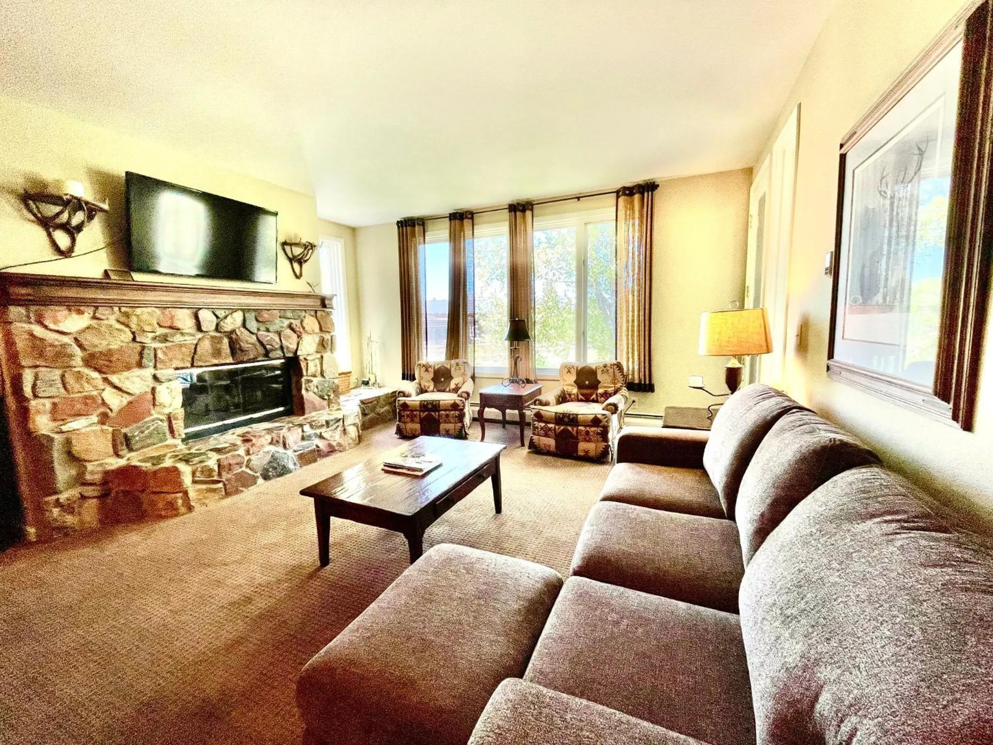 Living room in Arrowhead Village at Beaver Creek