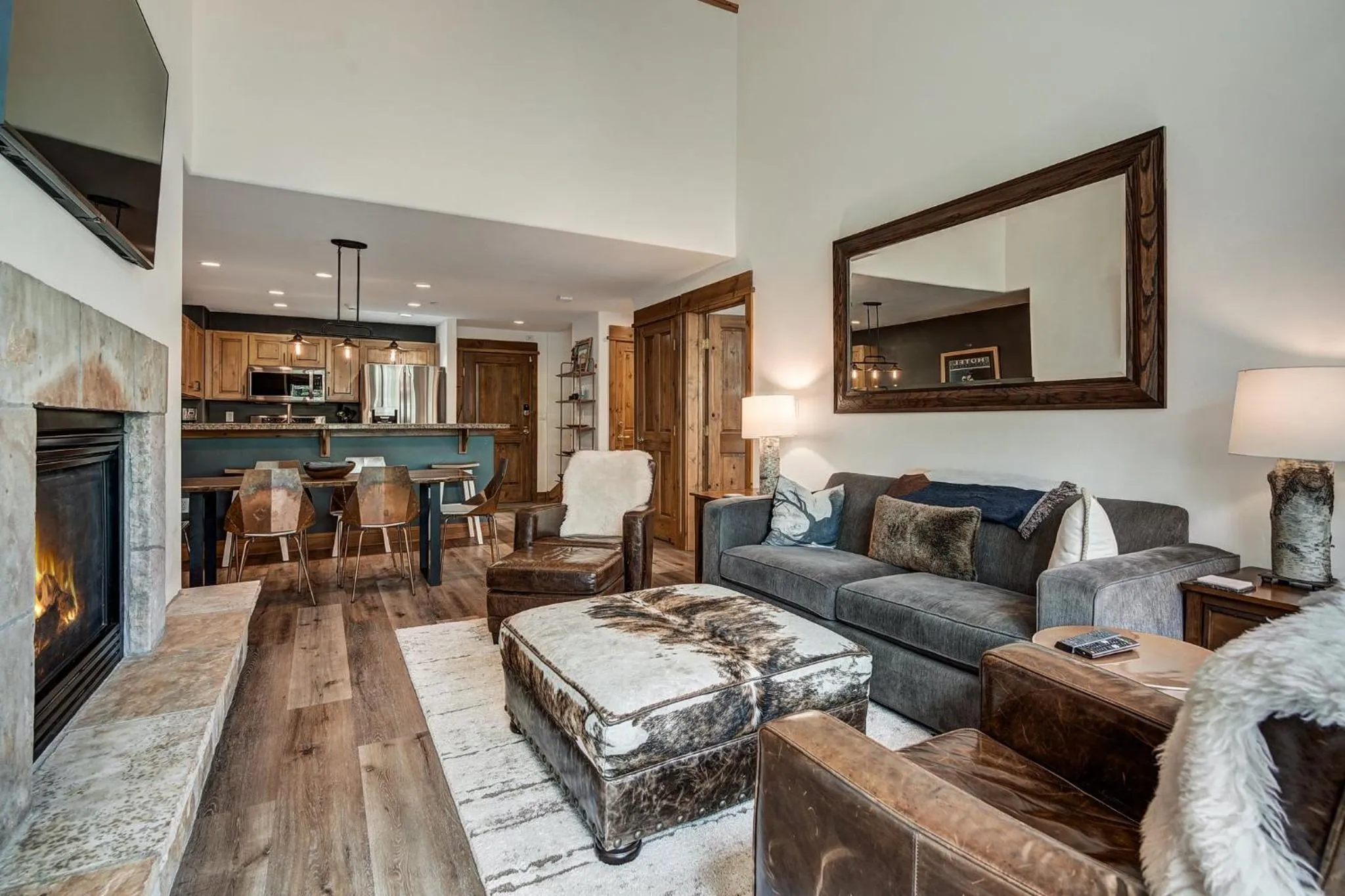 Living room in Arrowhead Village at Beaver Creek