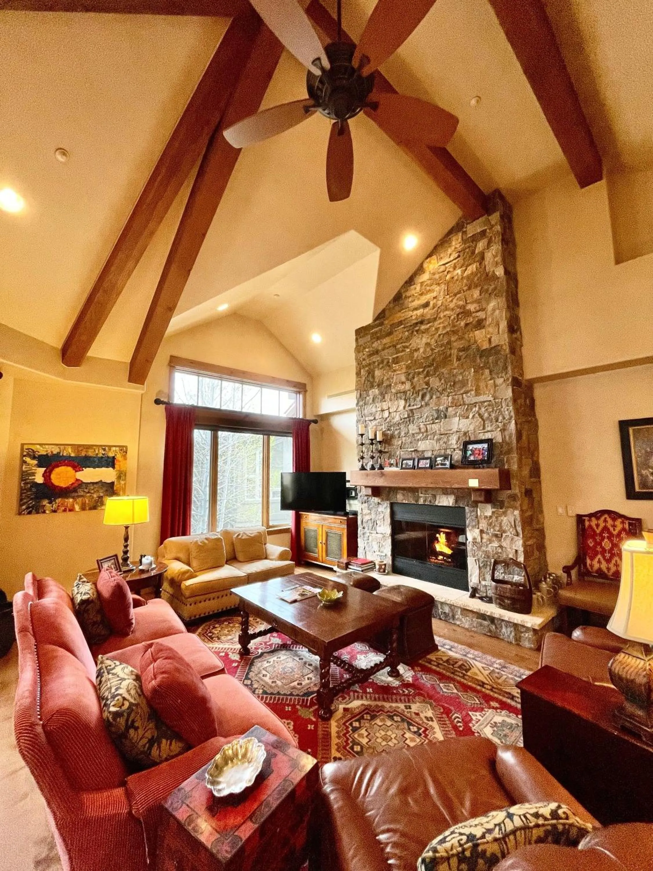Living room in Arrowhead Village at Beaver Creek