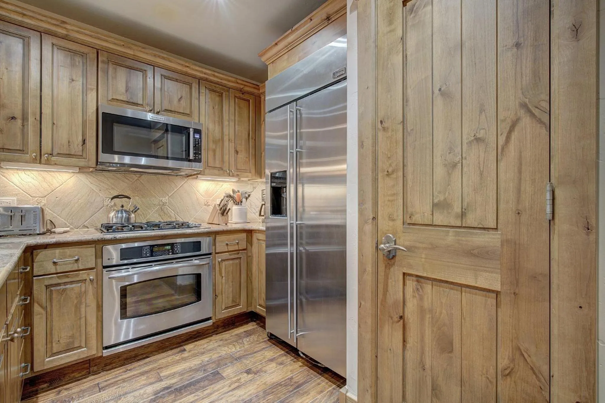 Communal kitchen in Arrowhead Village at Beaver Creek
