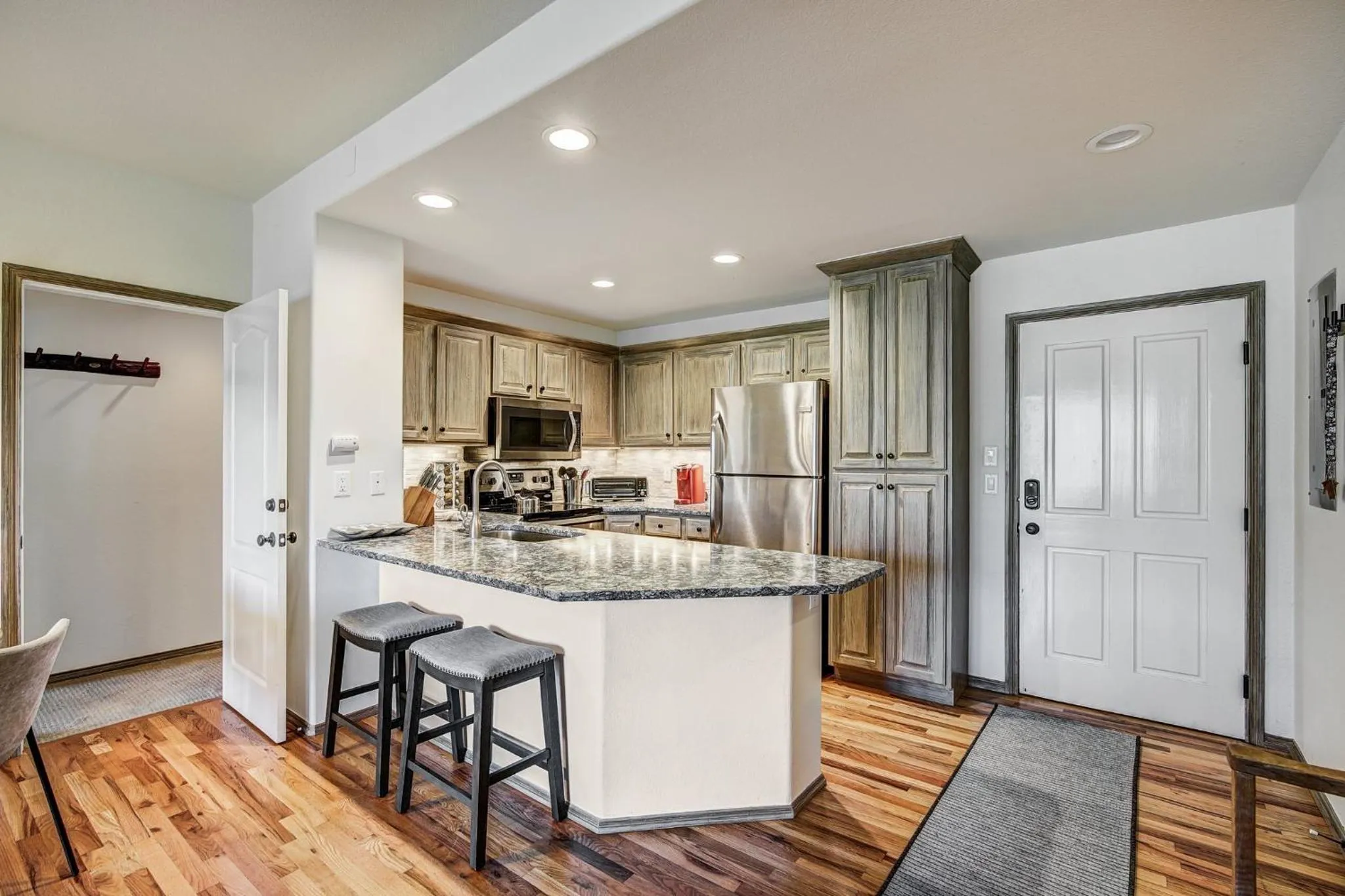 Communal kitchen in Arrowhead Village at Beaver Creek