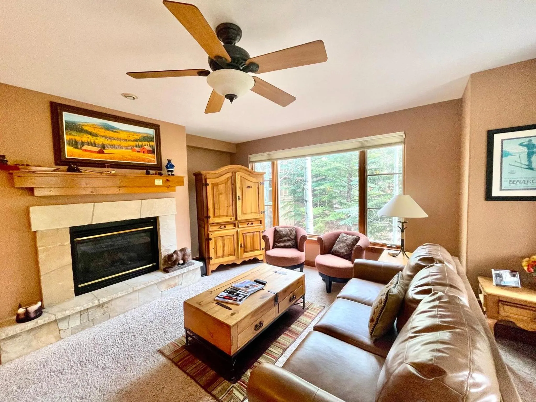 Living room in Arrowhead Village at Beaver Creek