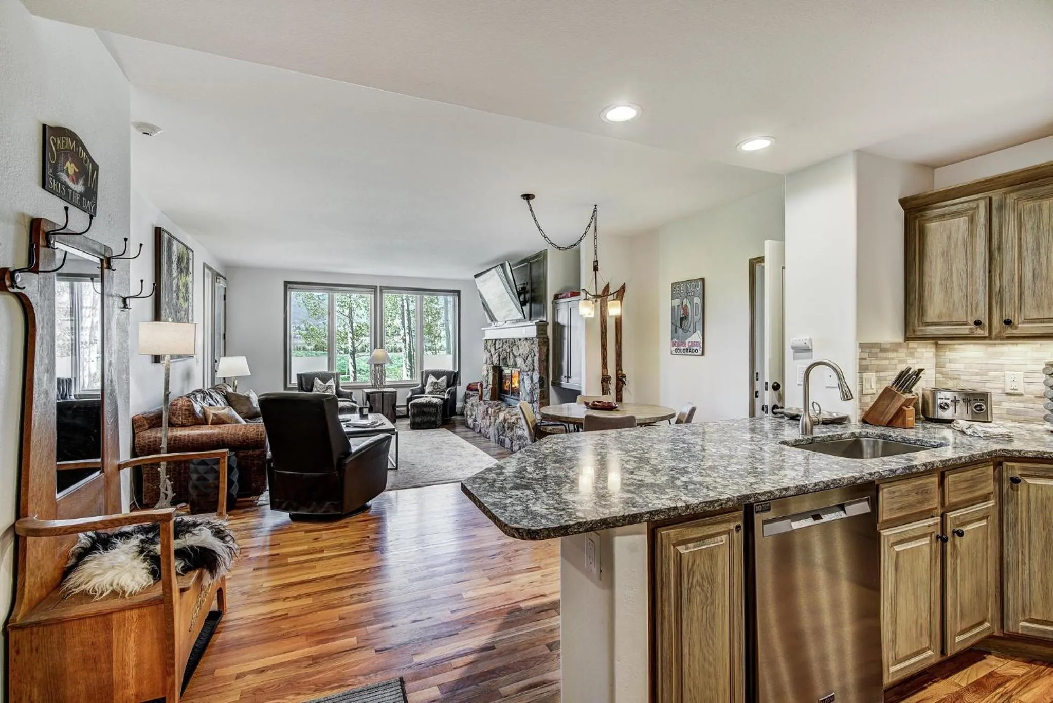Living room in Arrowhead Village at Beaver Creek
