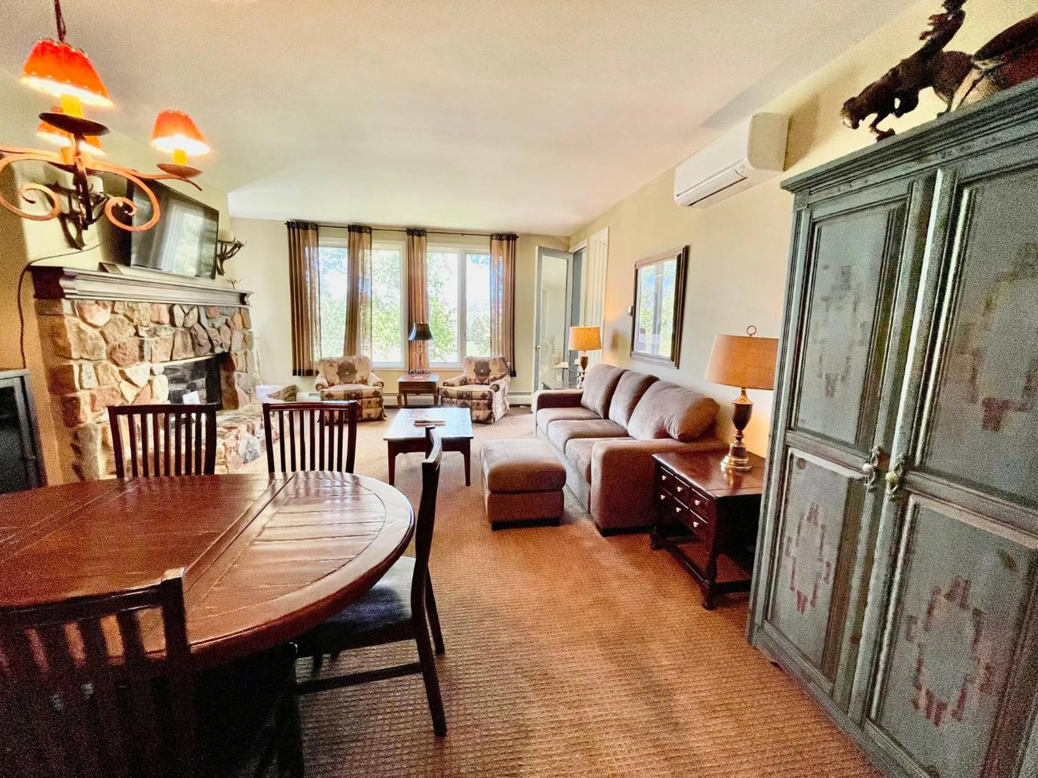 Living room in Arrowhead Village at Beaver Creek