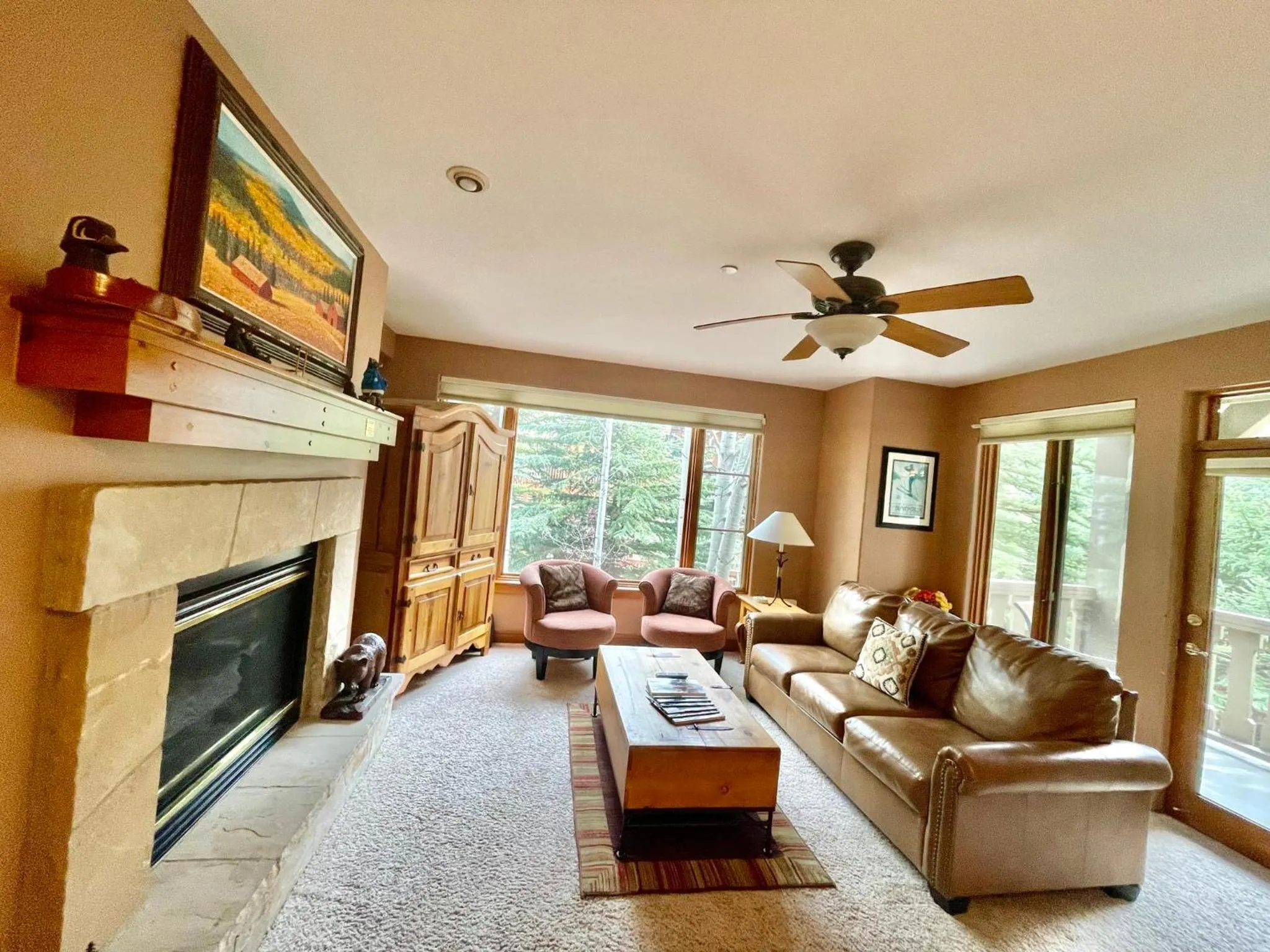 Living room in Arrowhead Village at Beaver Creek