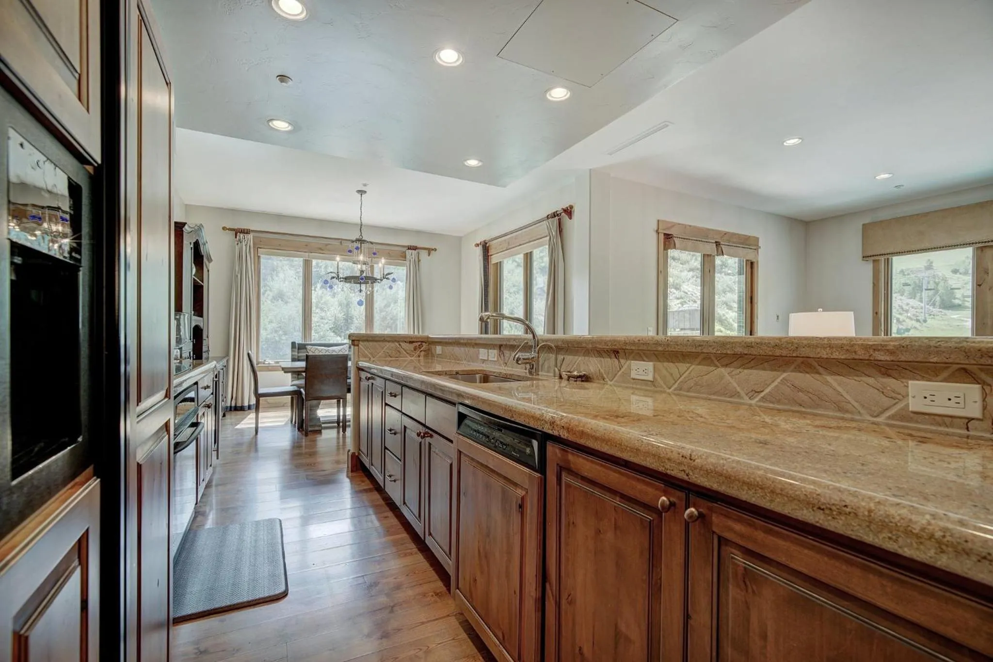 Communal kitchen in Arrowhead Village at Beaver Creek
