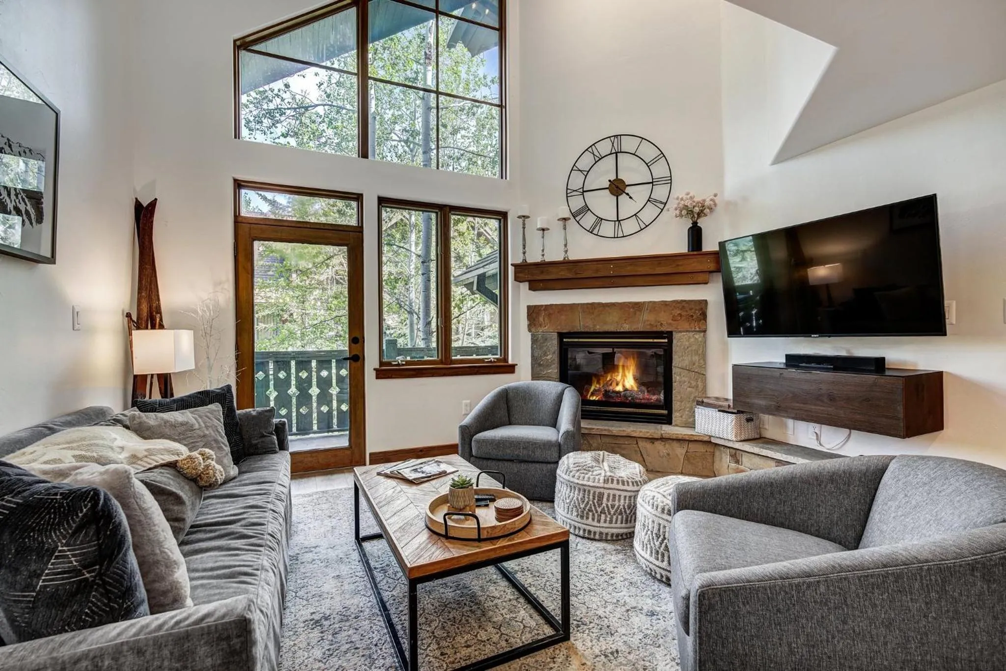 Living room in Arrowhead Village at Beaver Creek