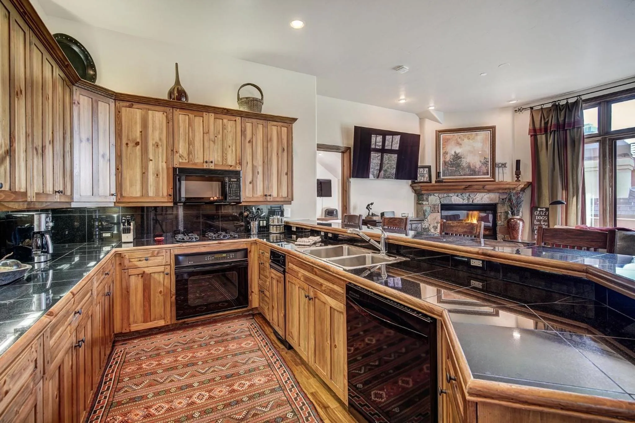 Communal kitchen in Arrowhead Village at Beaver Creek